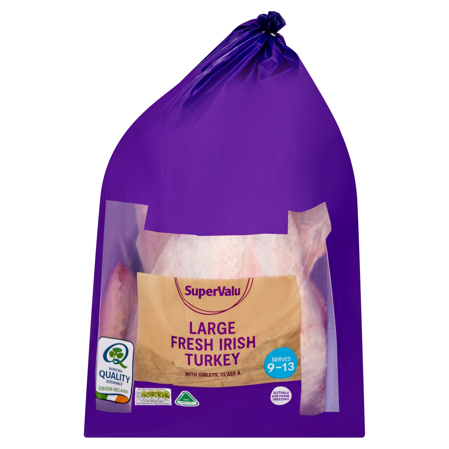 SuperValu Fresh Irish Turkey 5 - 5.99 kg (5.5 kg)