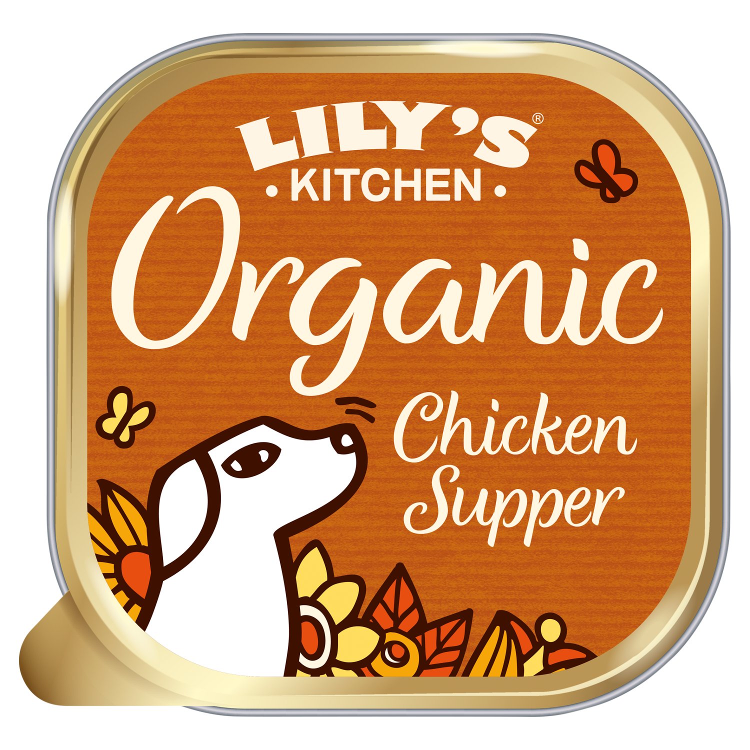 Lily's Kitchen Organic Chicken Supper Dog Tray (150 g)