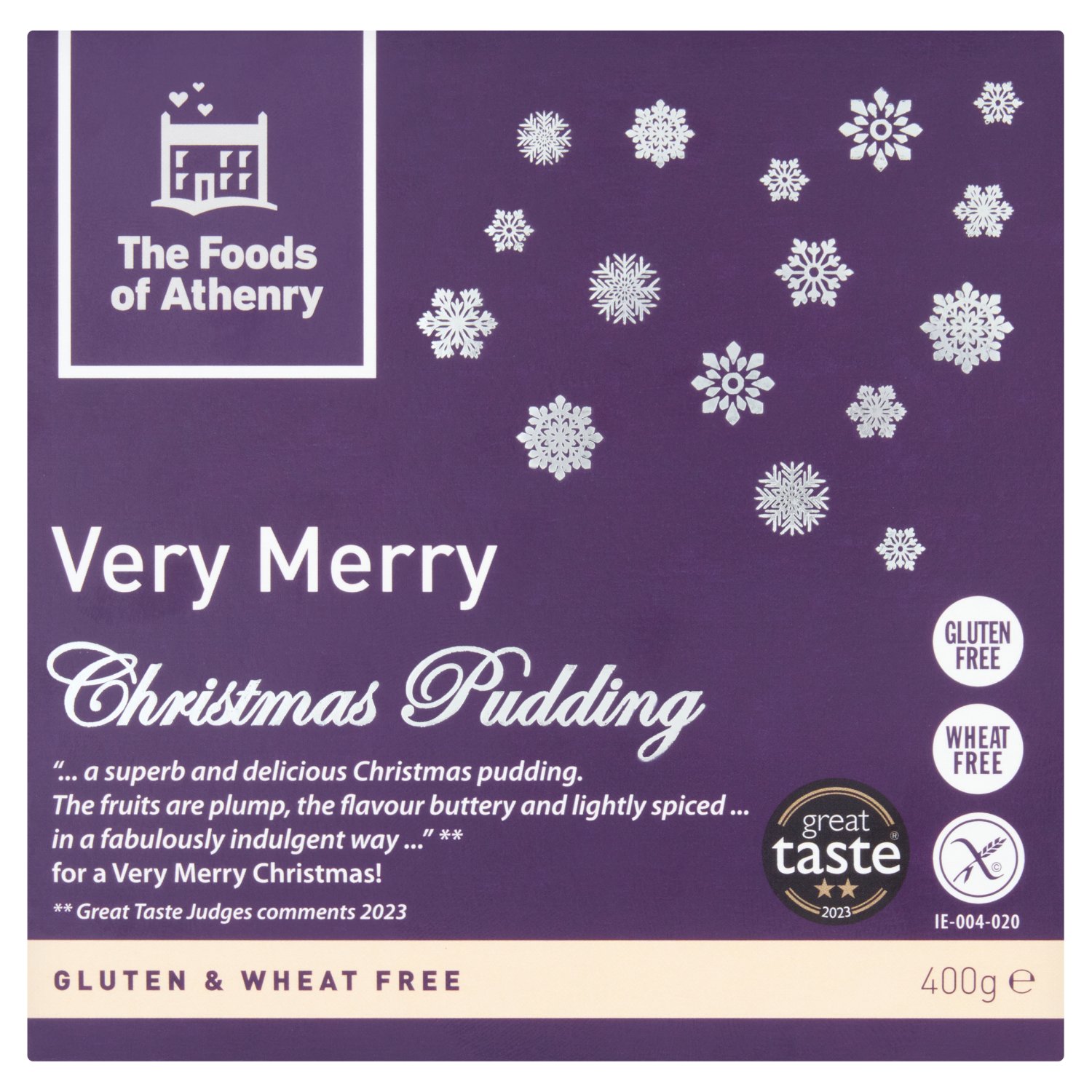 The Foods Of Athenry Christmas Pudding (400 g)