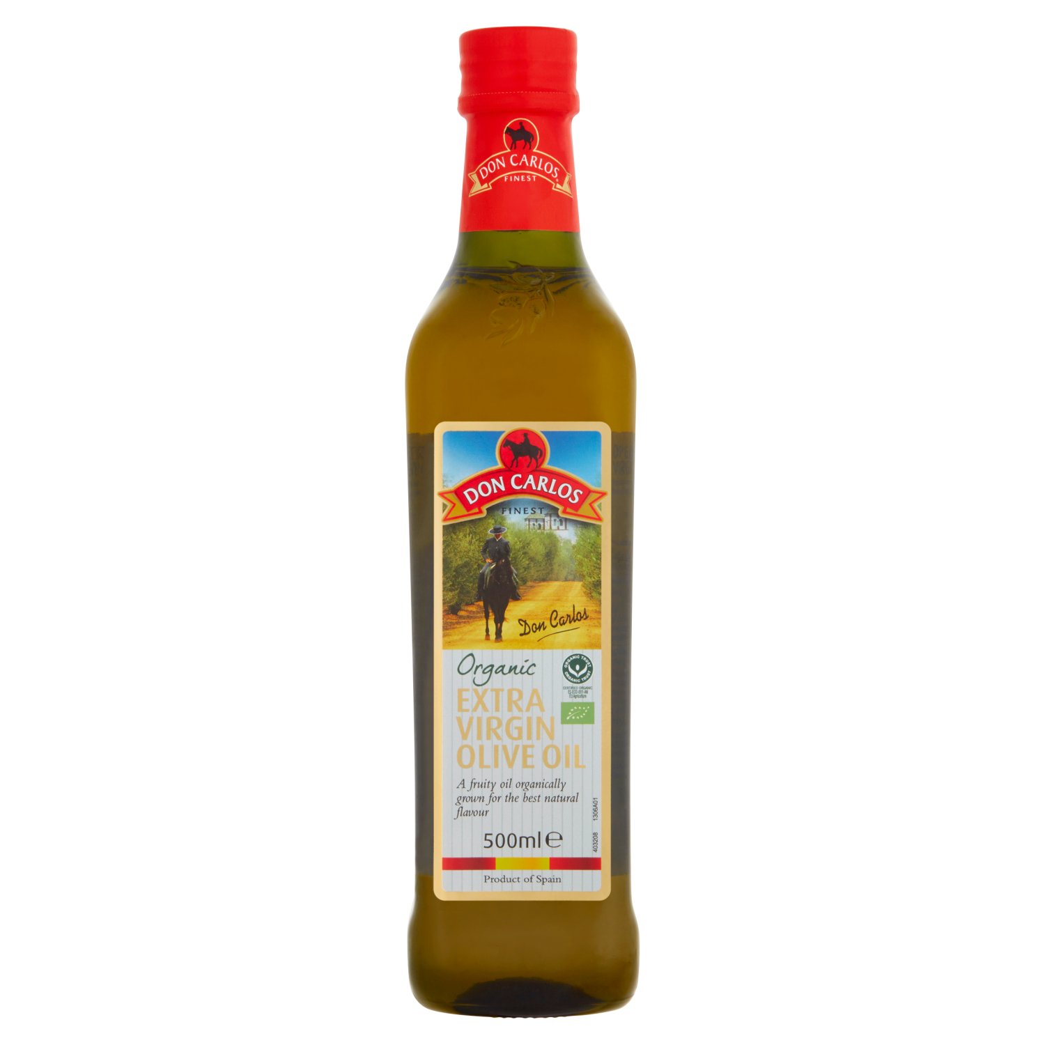 Don Carlos Organic Extra Virgin Olive Oil (500 ml)