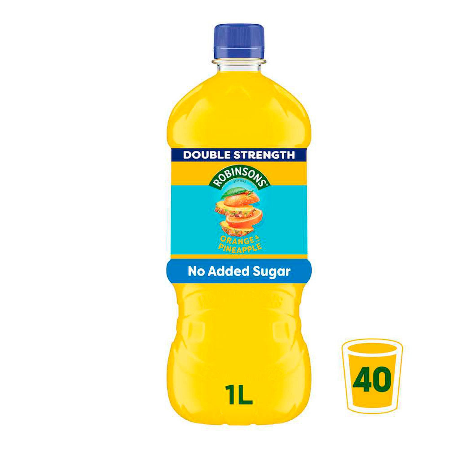 Robinsons Double Concentrate Orange & Pineapple No Added Sugar Squash (1 L)