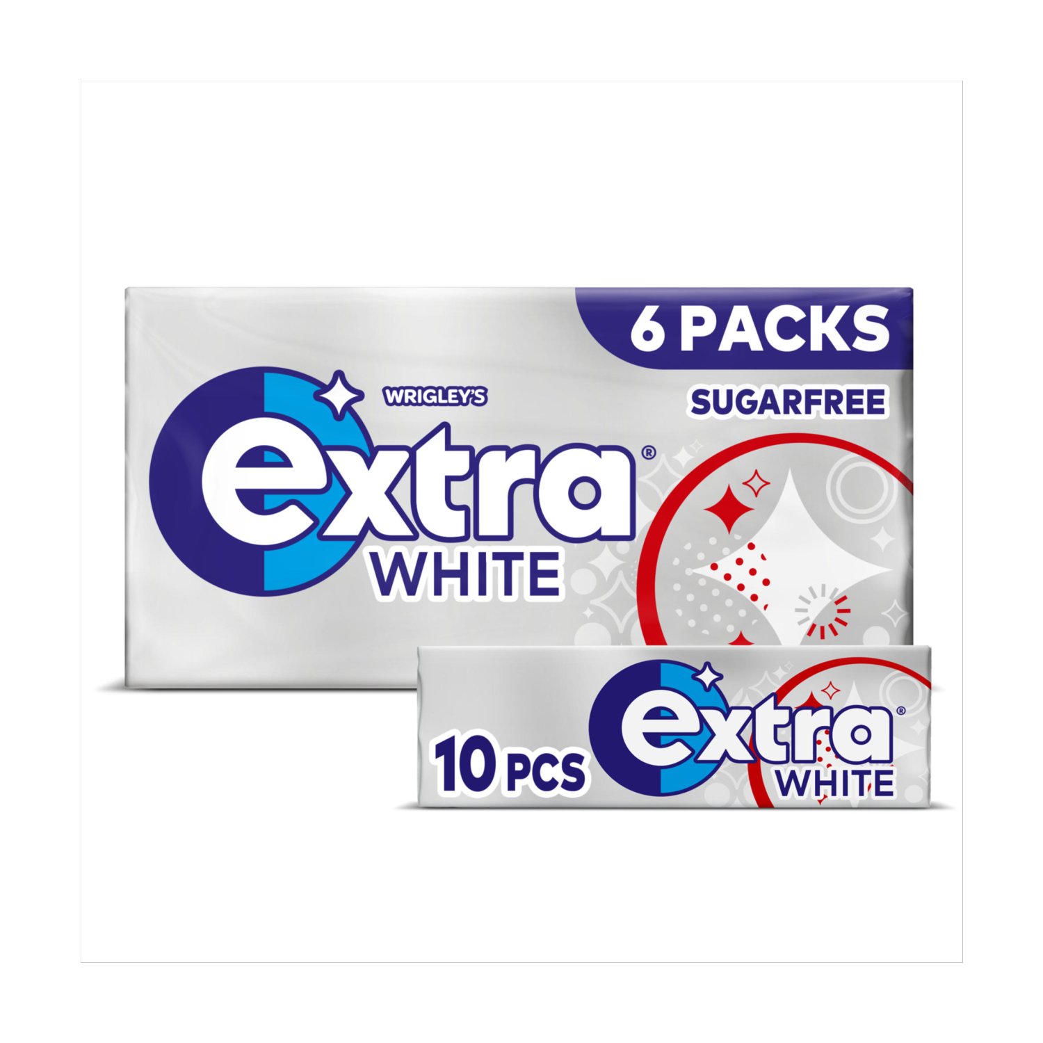 Extra White 6 Pack Multipack (14 g)