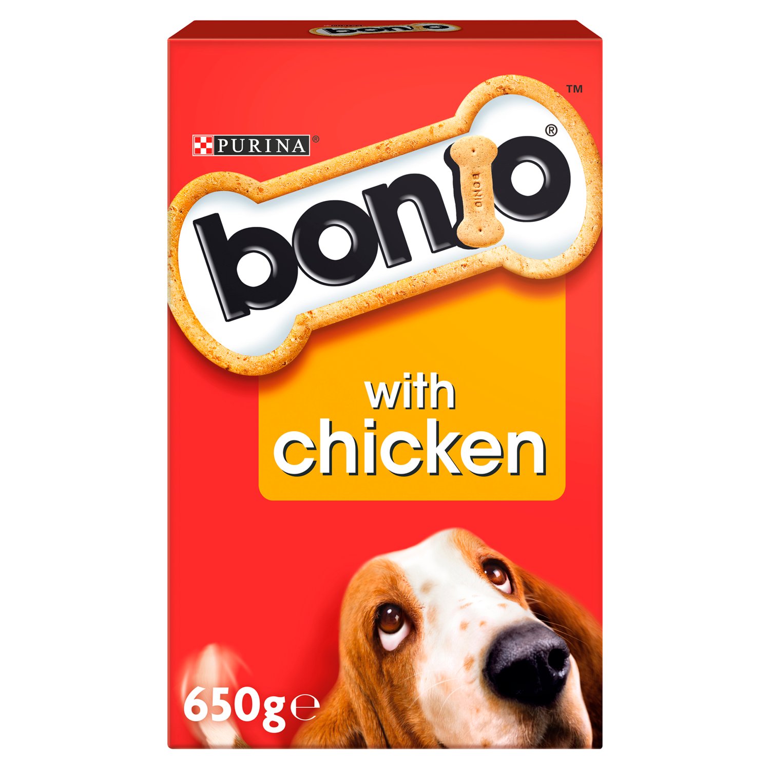 Bonio Dog Biscuits with Chicken (650 g)