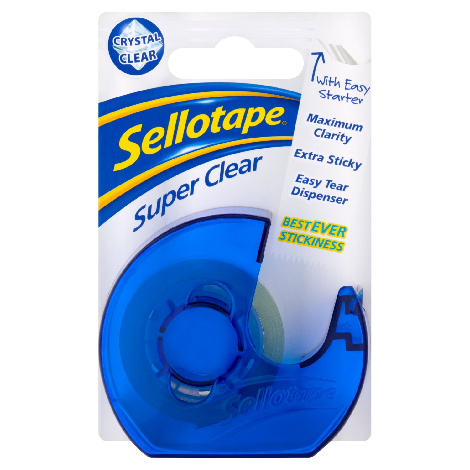 Sellotape Super Clear with Dispenser (1 Piece)