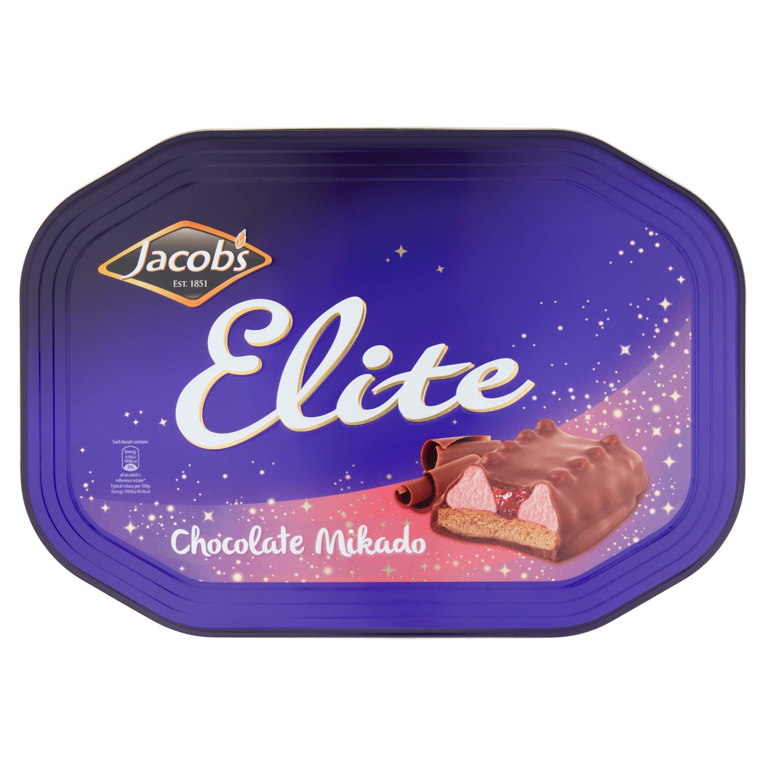 Jacob's Elite Chocolate Mikado Tin (528 g)