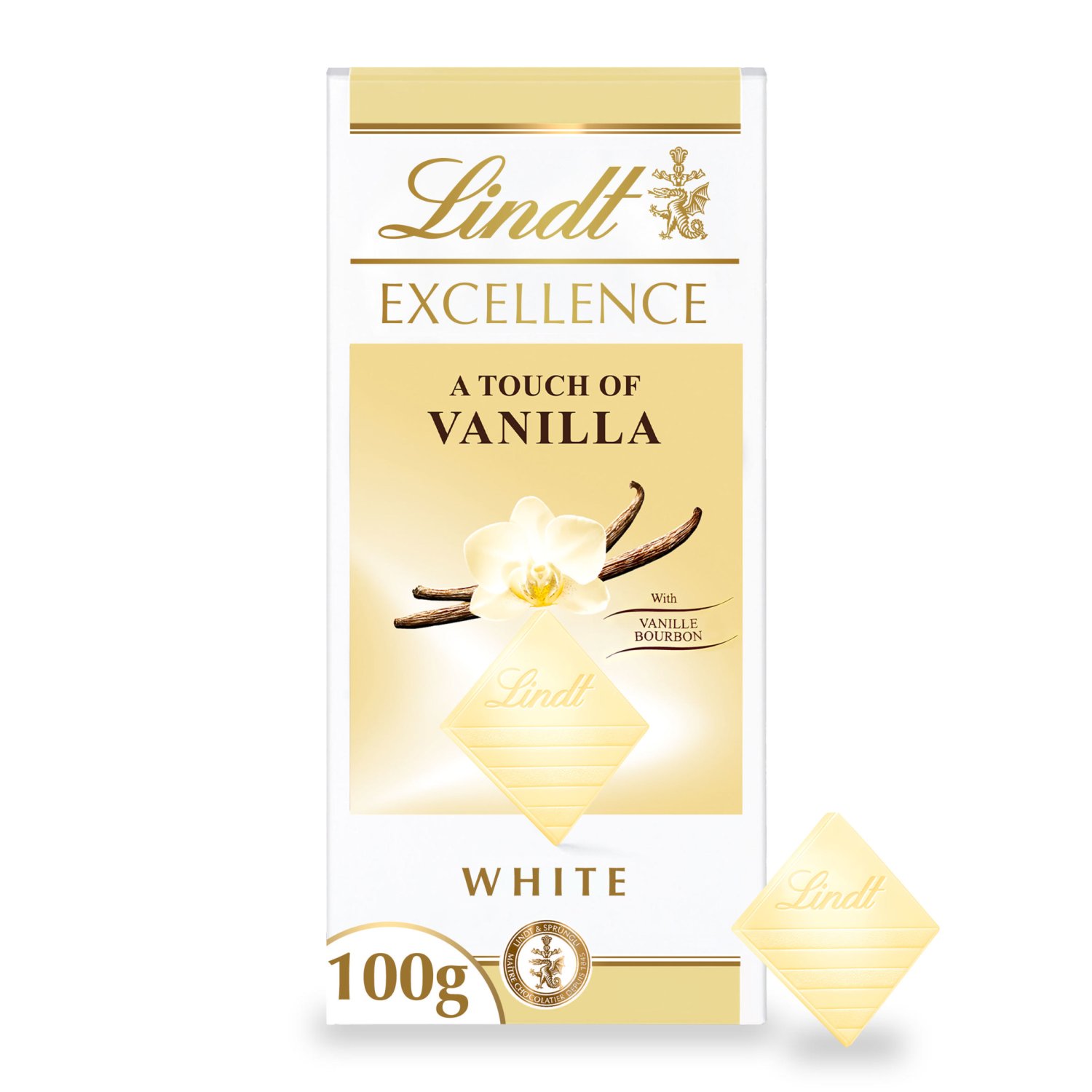 Lindt Excellence White Vanilla Chocolate Bar (100 g)