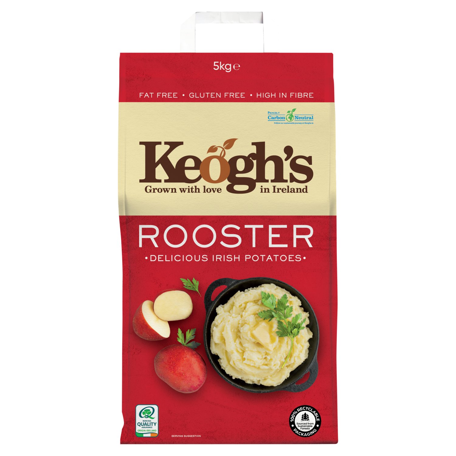 Keogh's Irish Rooster Poatoes Easy Carry Pack (5 kg)