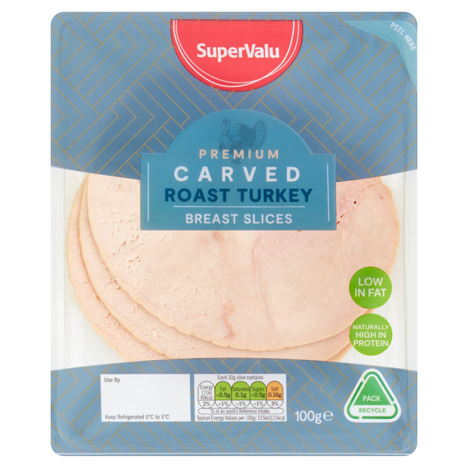 SuperValu Carved Roast Turkey Slices (100 g)