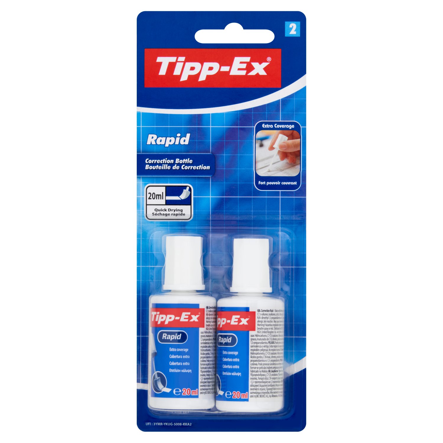 Tippex Rapid Fluid 2pk (1 Piece)