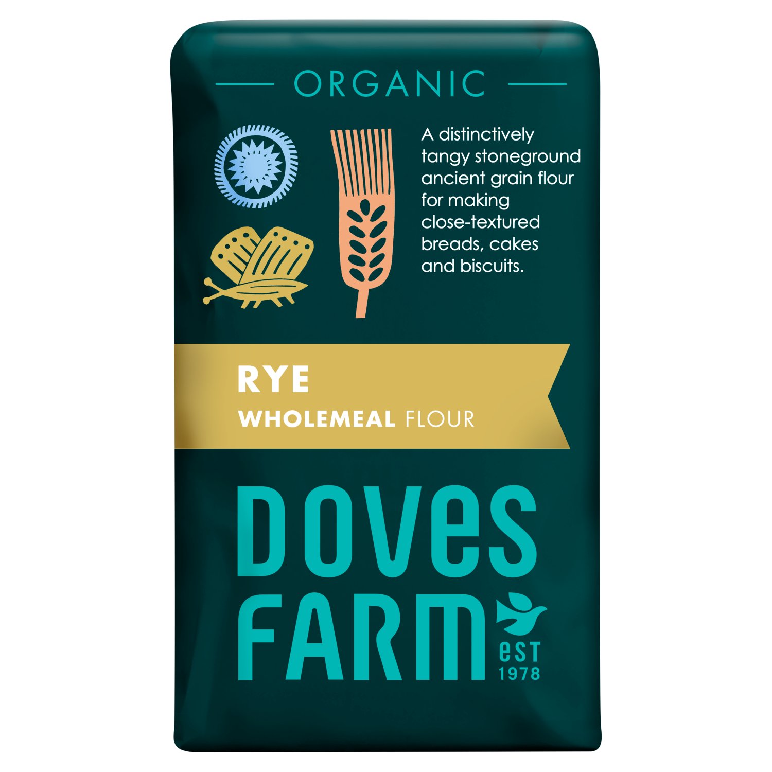 Doves Farm Organic Rye Flour (1 kg)