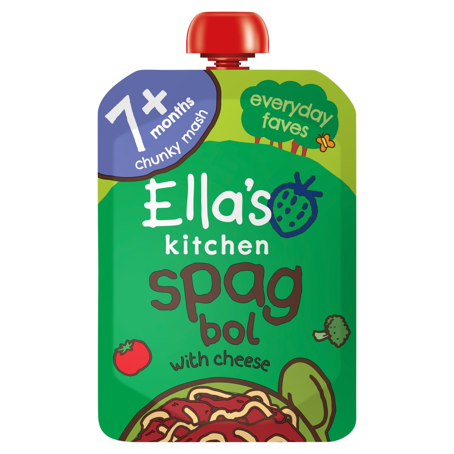 Ella's Kitchen Spag Bol with Cheese 7+Months (130 g)