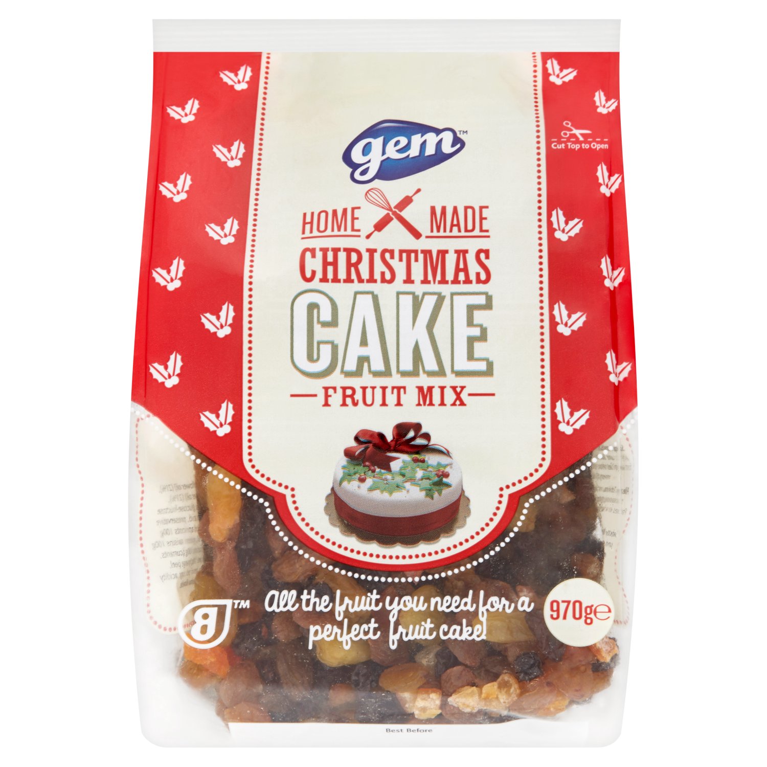 Gem Christmas Cake Fruit Mix (970 g)