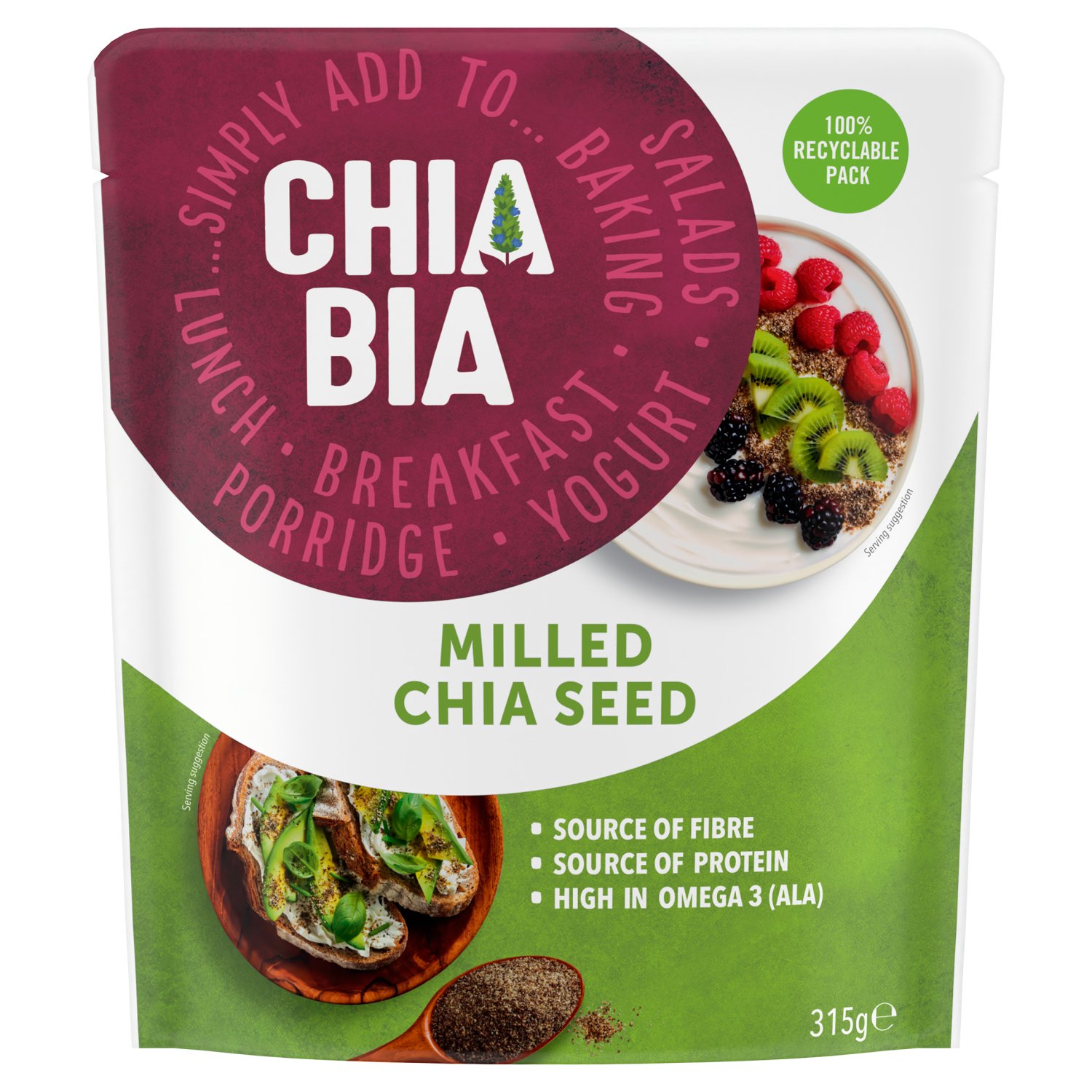 Chia Bia Milled Chia Seed (315 g)