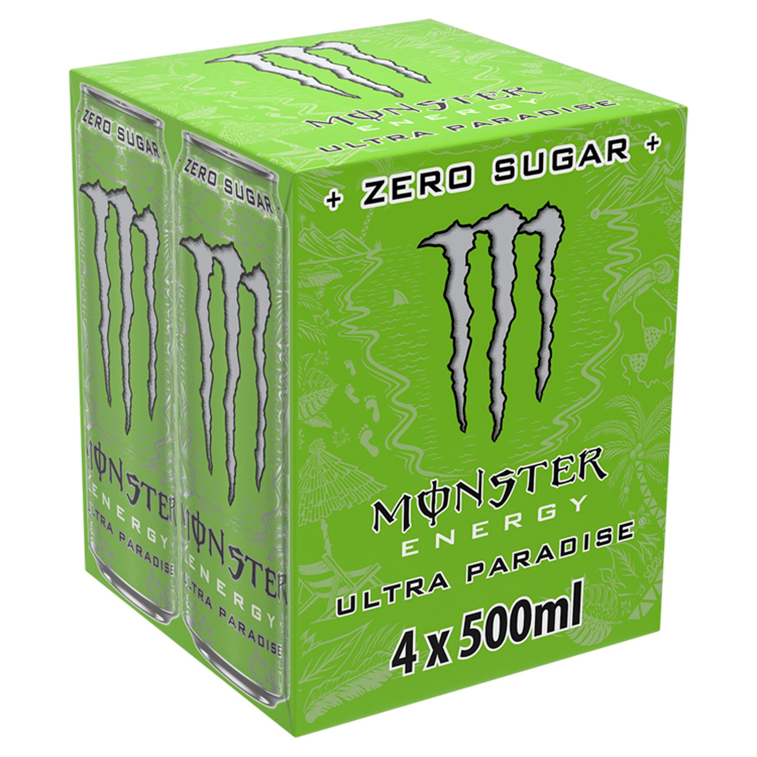 Monster Energy Ultra Paradise Can 4 Pack (500 ml)