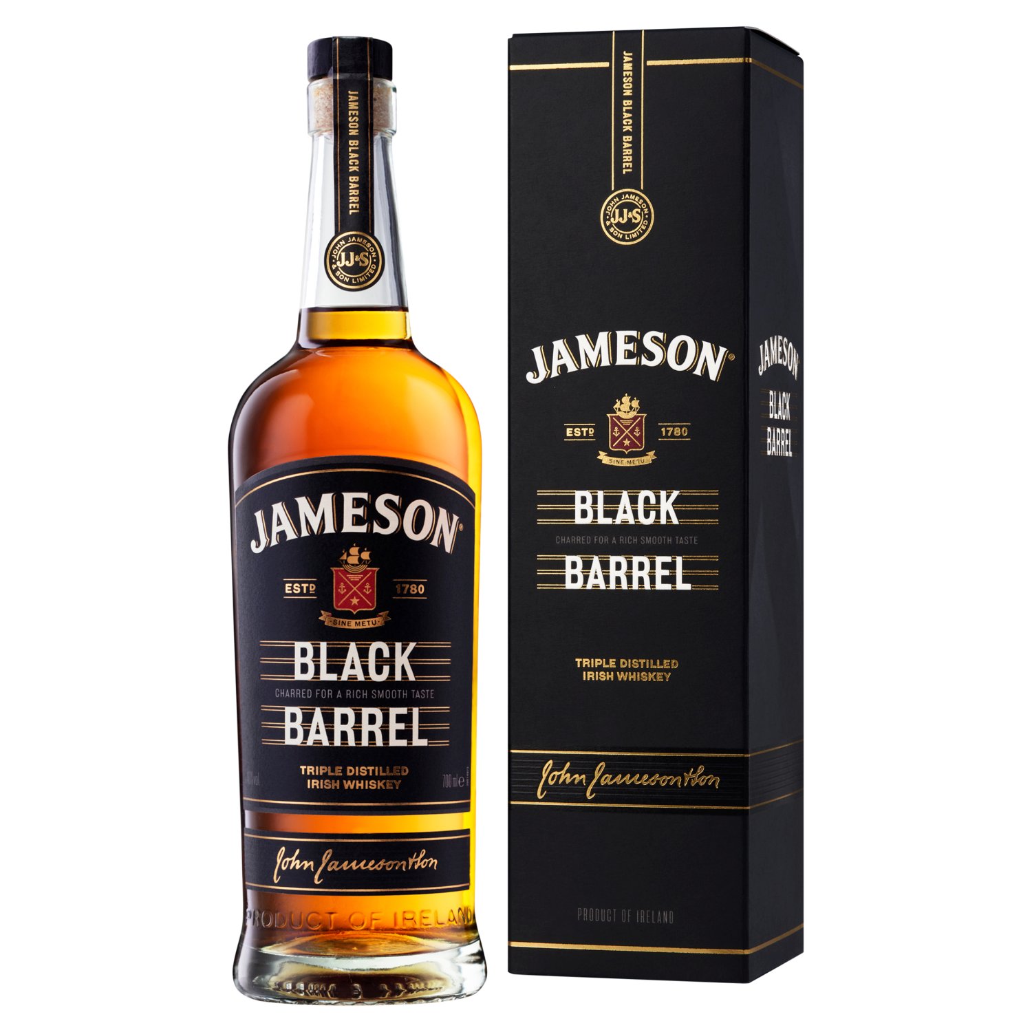 Jameson Black Barrel Irish Whiskey (70 cl)