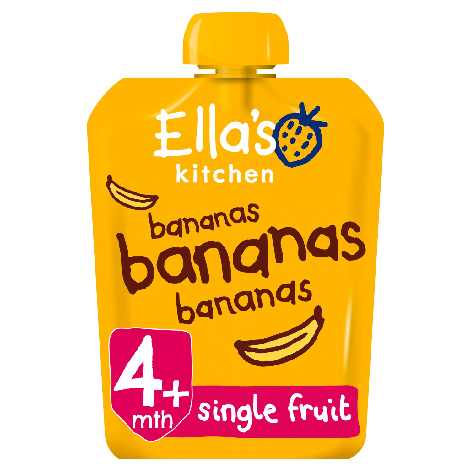 Ella's Kitchen Bananas Bananas Bananas Pouch 4+Months (70 g)