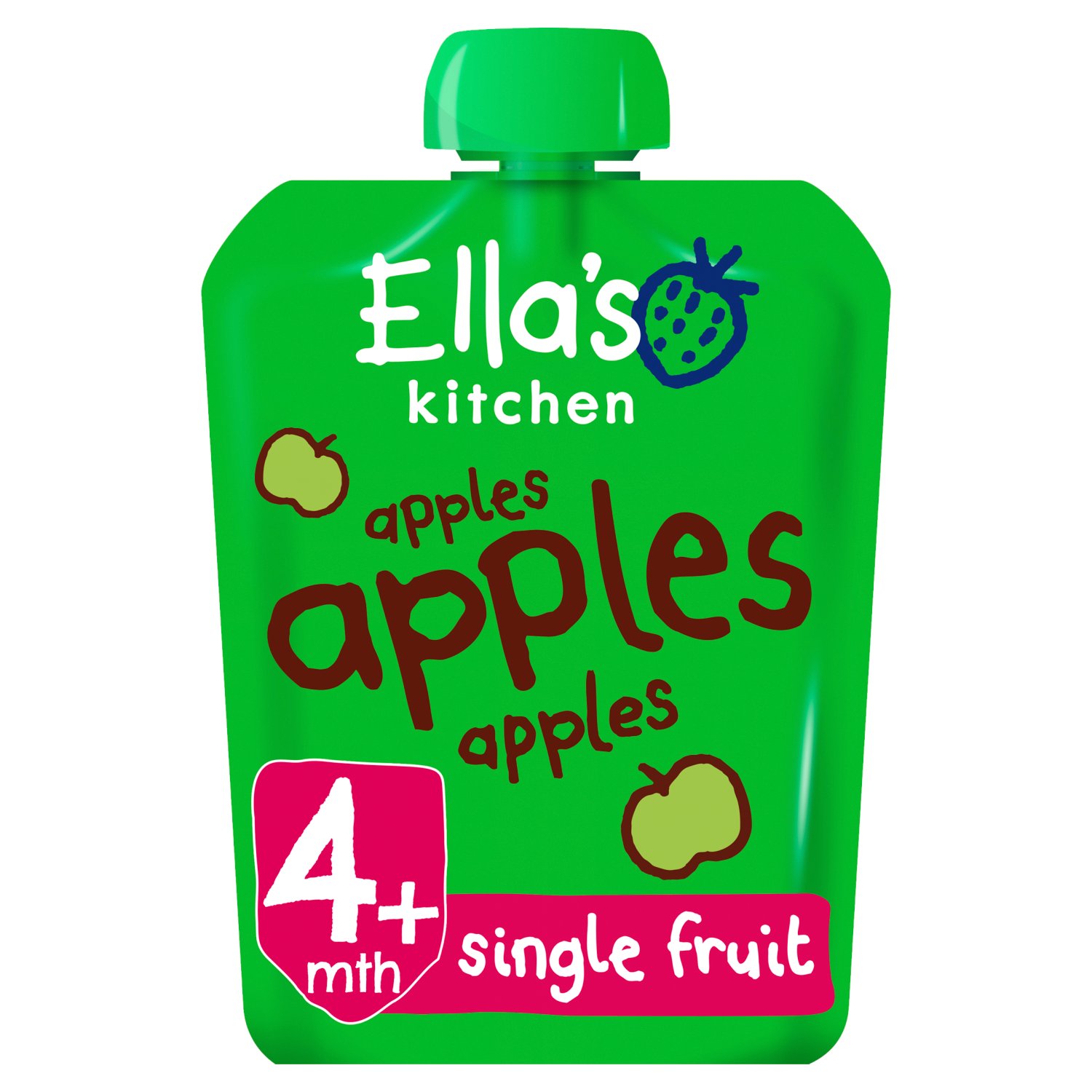 Ella's Kitchen Apples Apples Apples Pouch 4+Months (70 g)