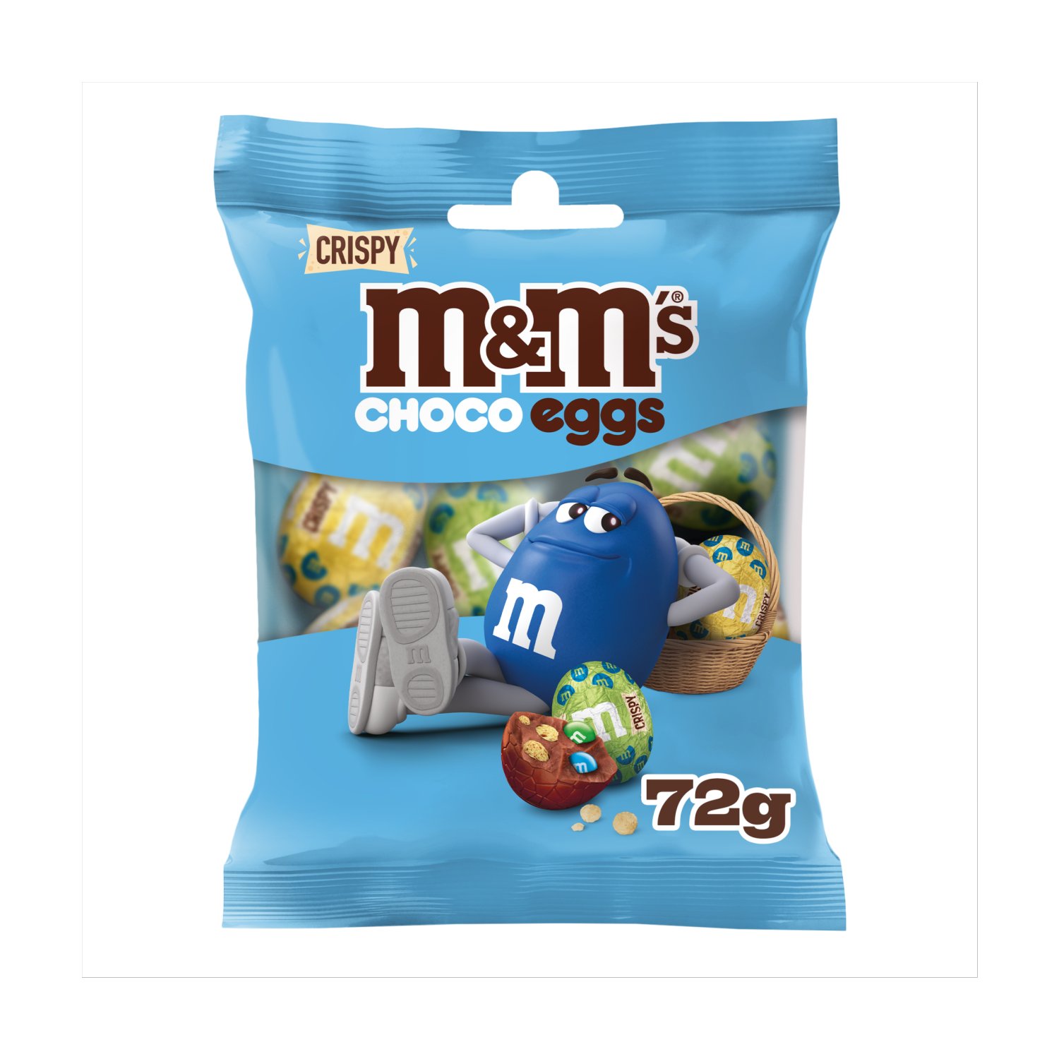 M&M's Crispy Choco Eggs Bag (72 g)