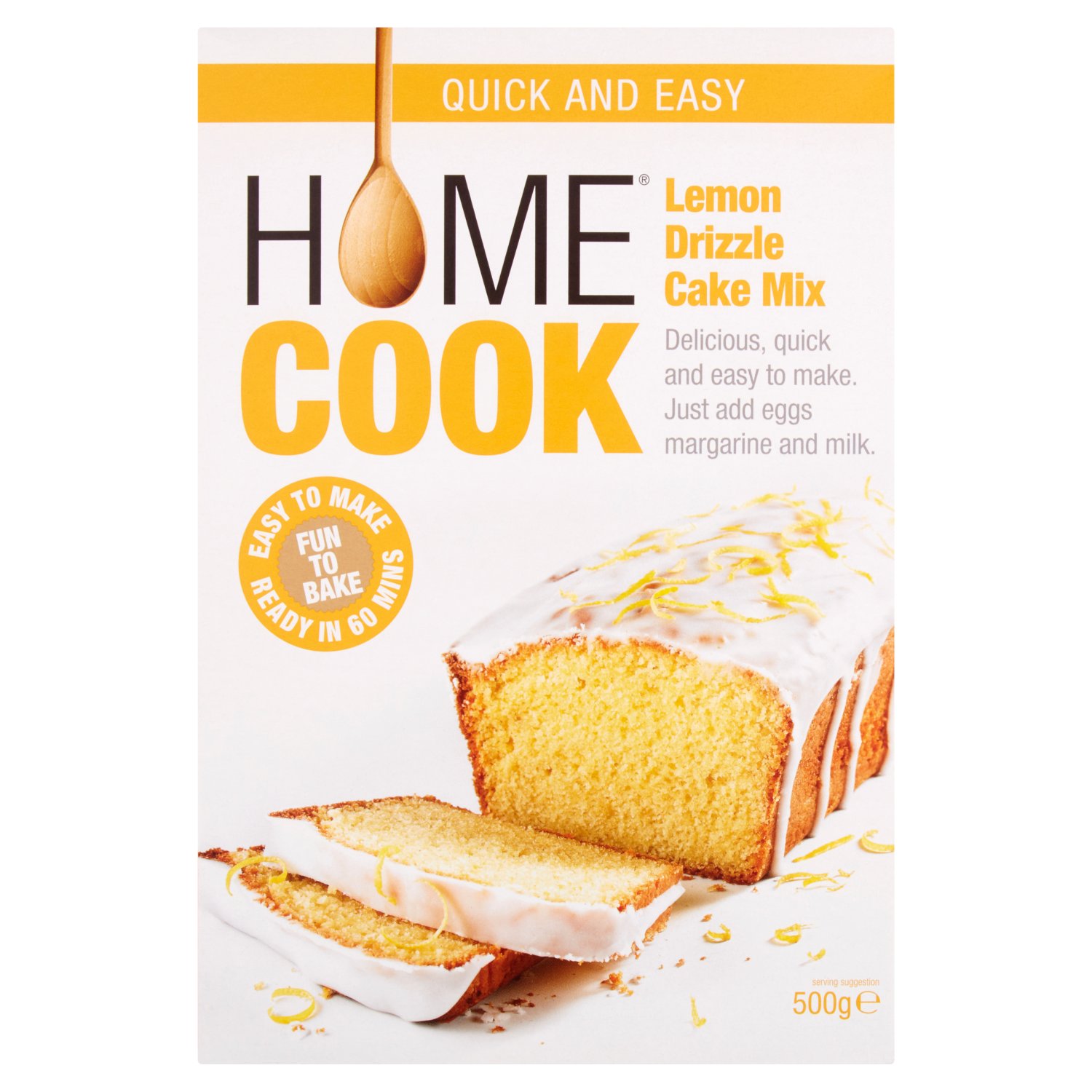 Homecook Lemon Drizzle Cake Mix (500 g)