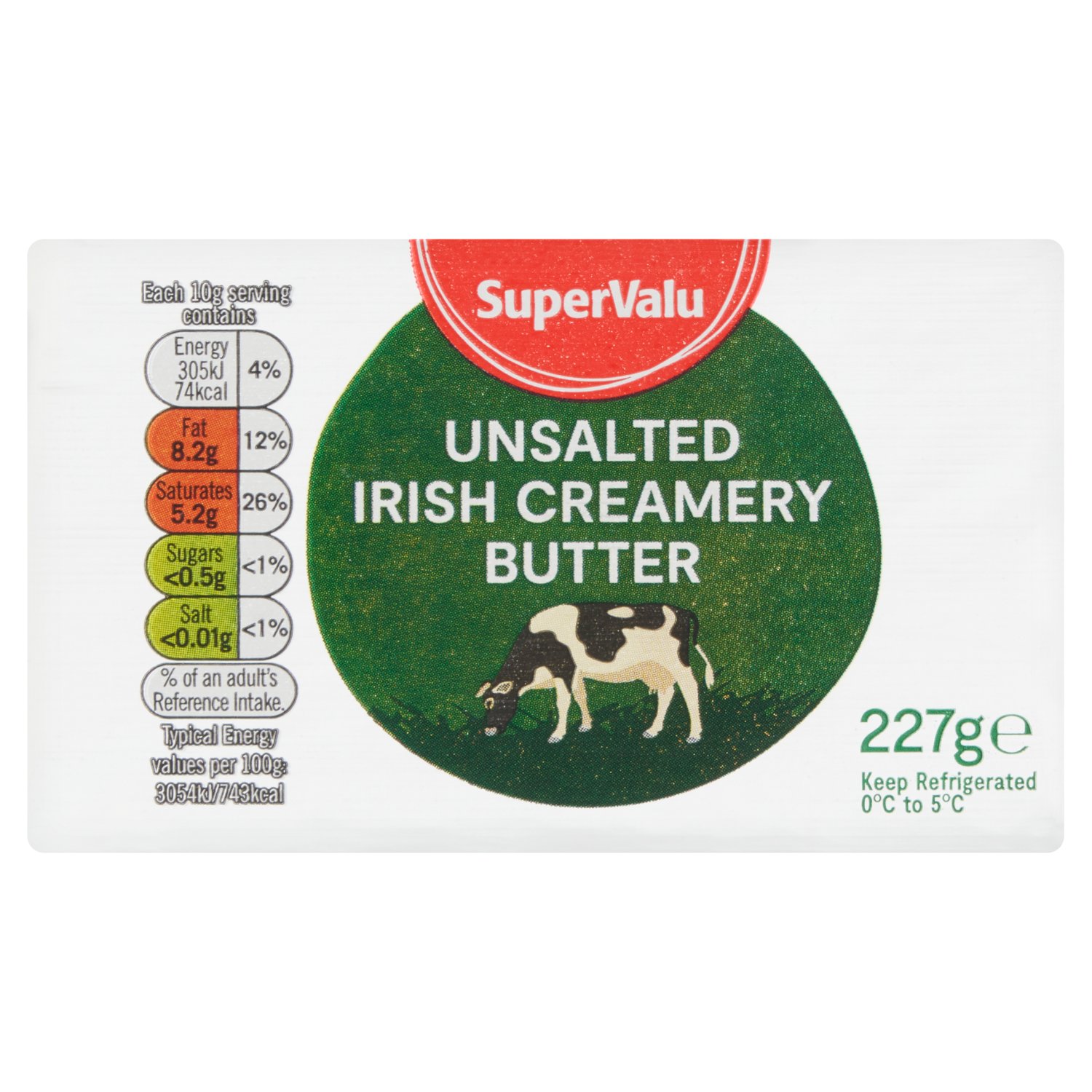 SuperValu Irish Unsalted Butter (227 g)