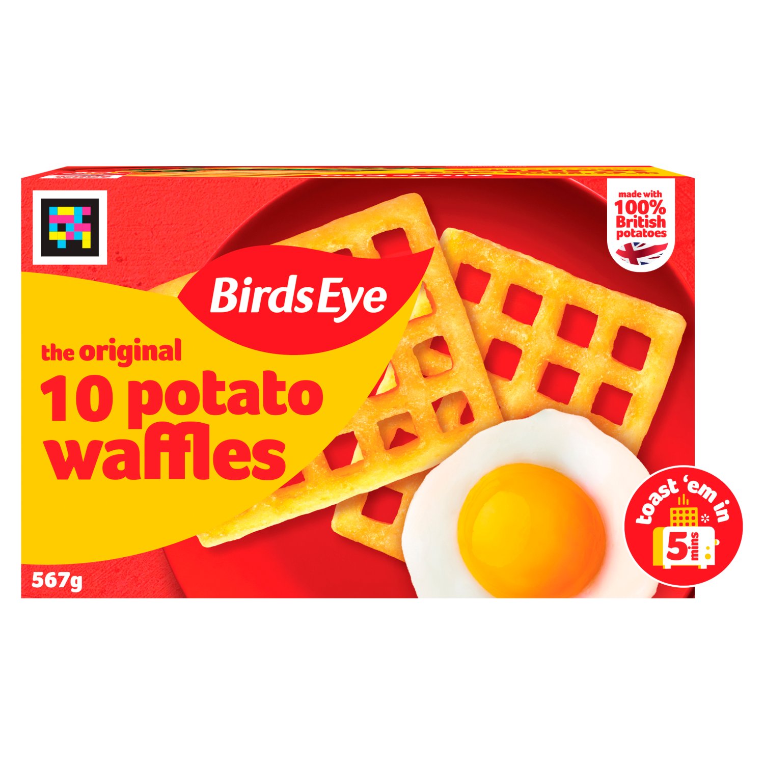 Birds Eye Potato Waffles 10 Pack (567 g)