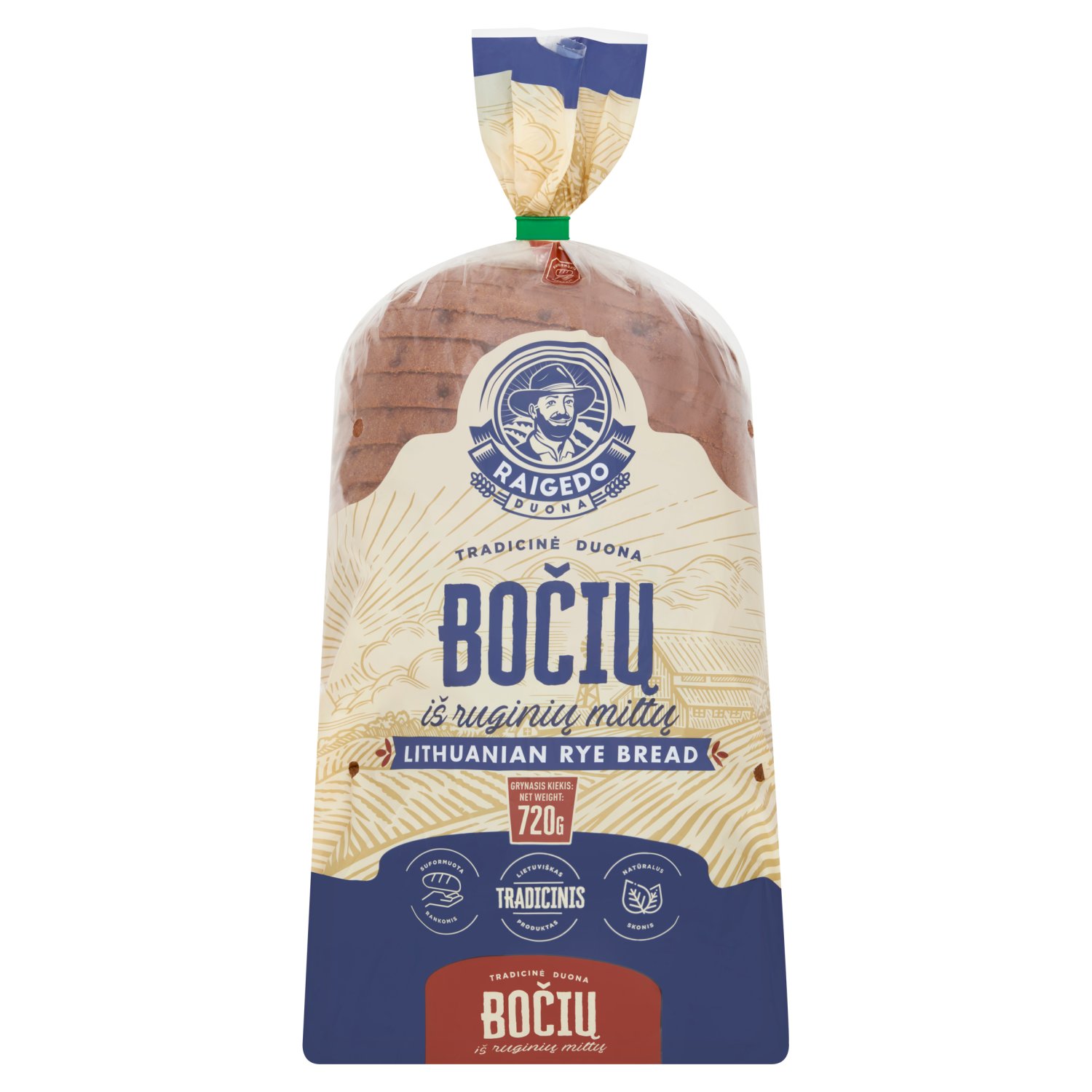 The Happy Family Bakery Rye Bread Bociu (720 g)