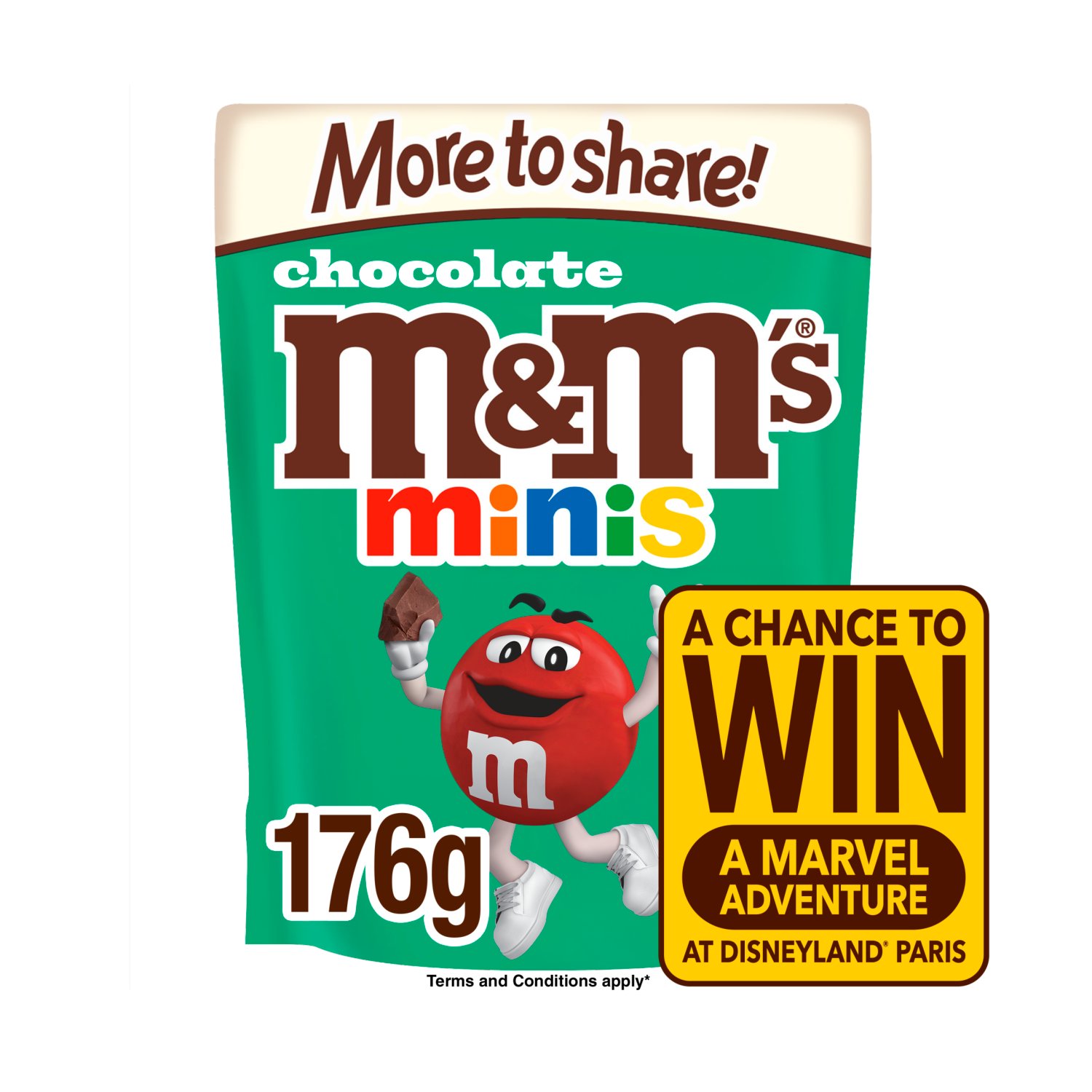 M&M's Chocolate Minis Share Pouch (176 g)