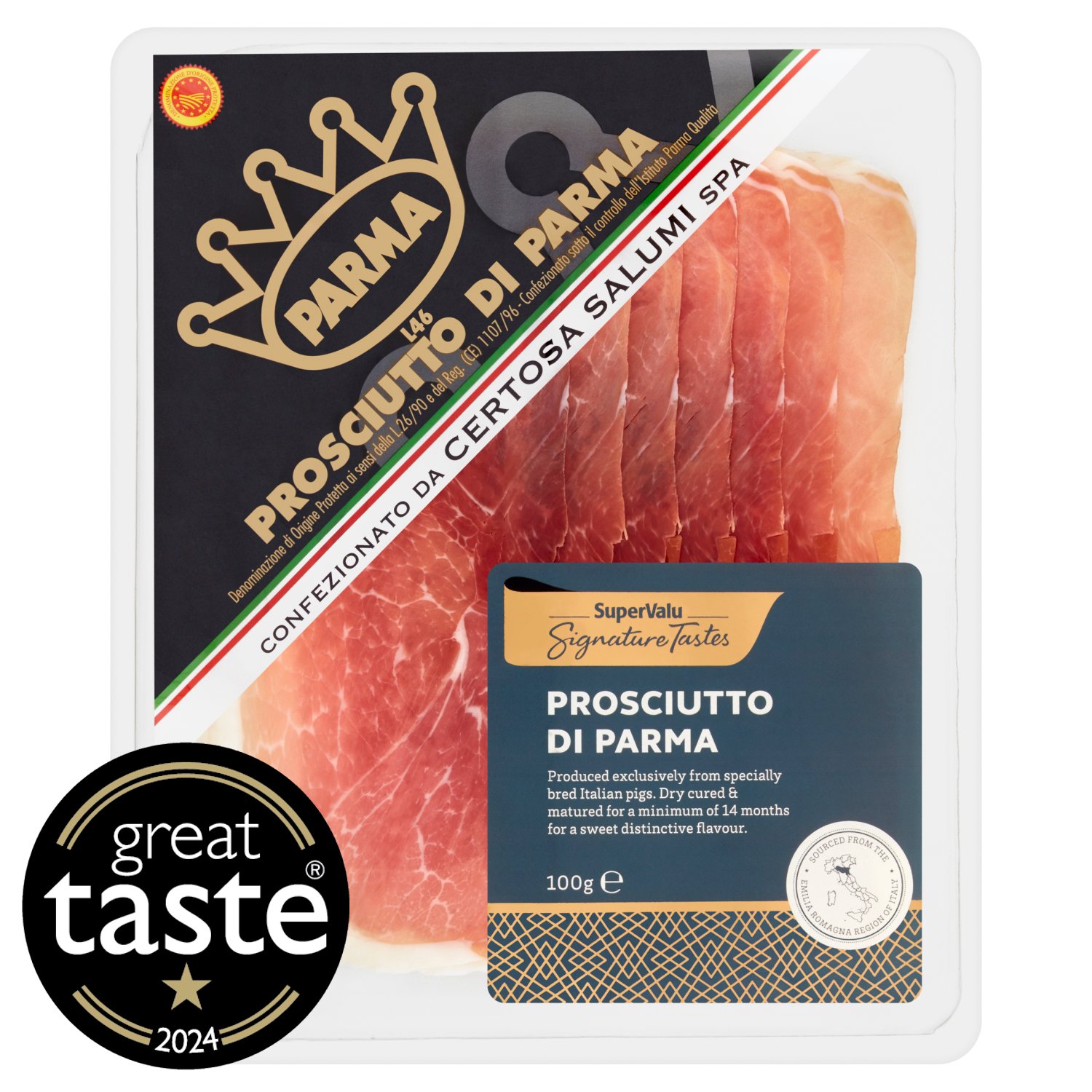 SuperValu Signature Tastes Prosciutto Di Parma Ham (100 g)