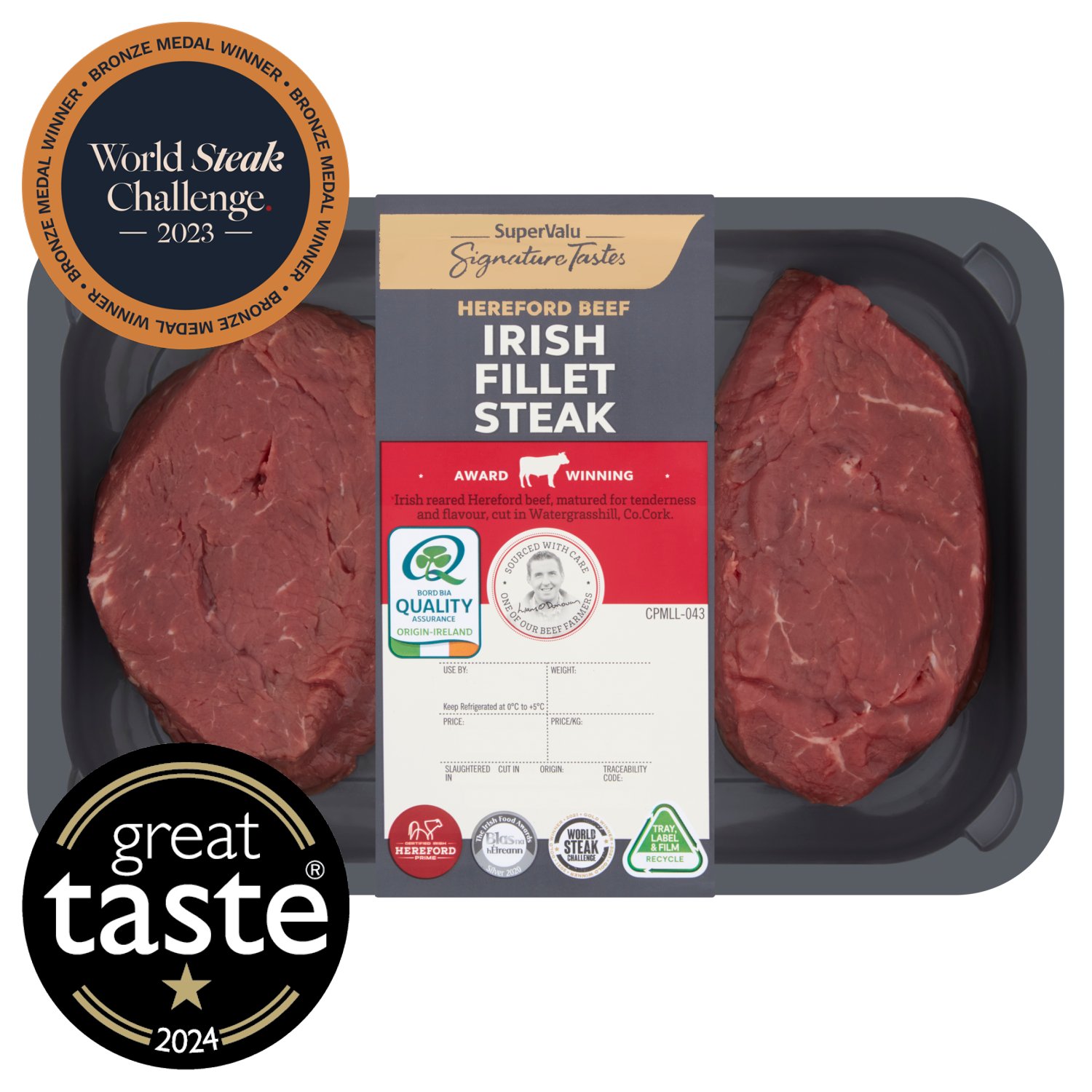 SuperValu Signature Tastes Hereford Irish Fillet Steak (370 g ...