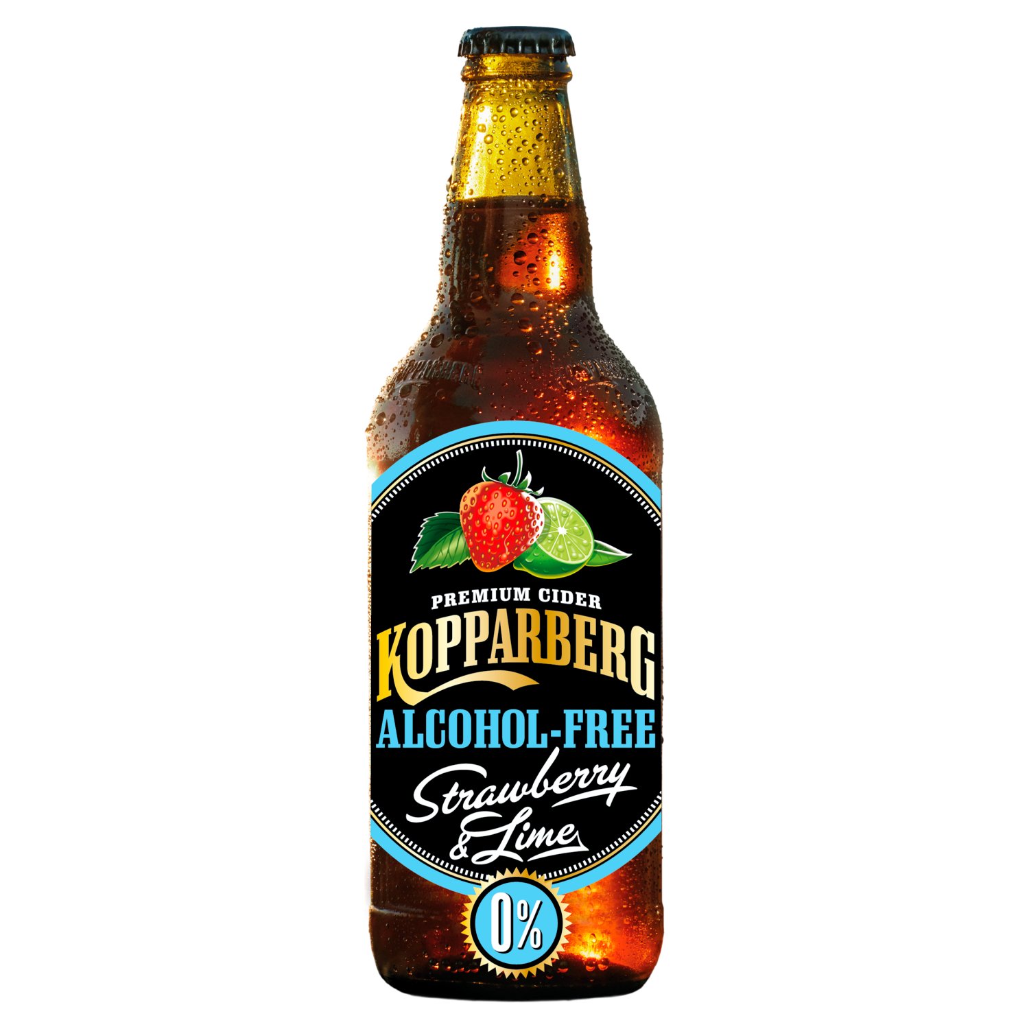 Kopparberg Alcohol Free Strawberry & Lime Cider (500 ml)