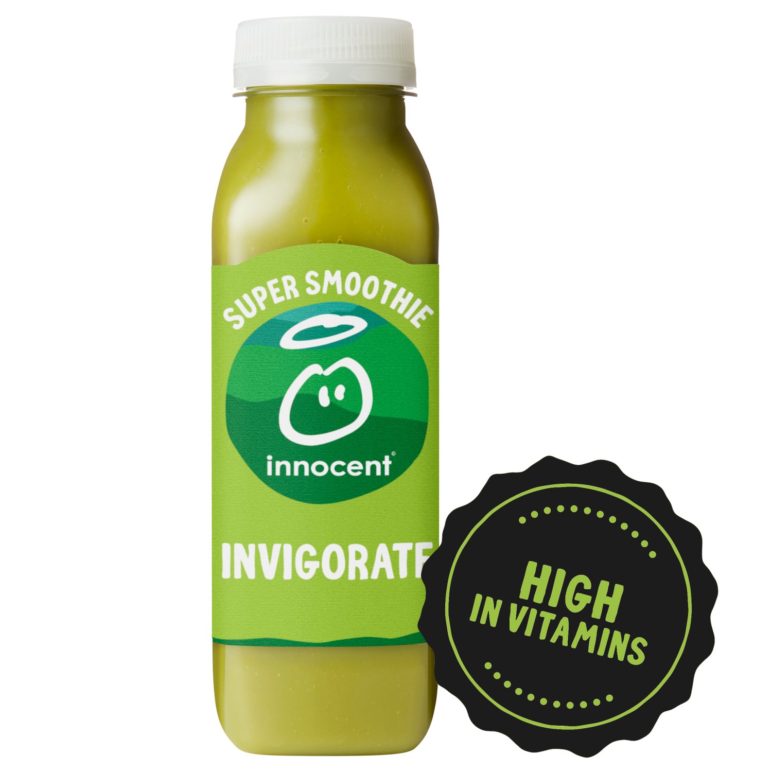 Innocent Kiwi, Cucumber, Apple, Matcha & Flax Seeds Smoothie (300 ml)