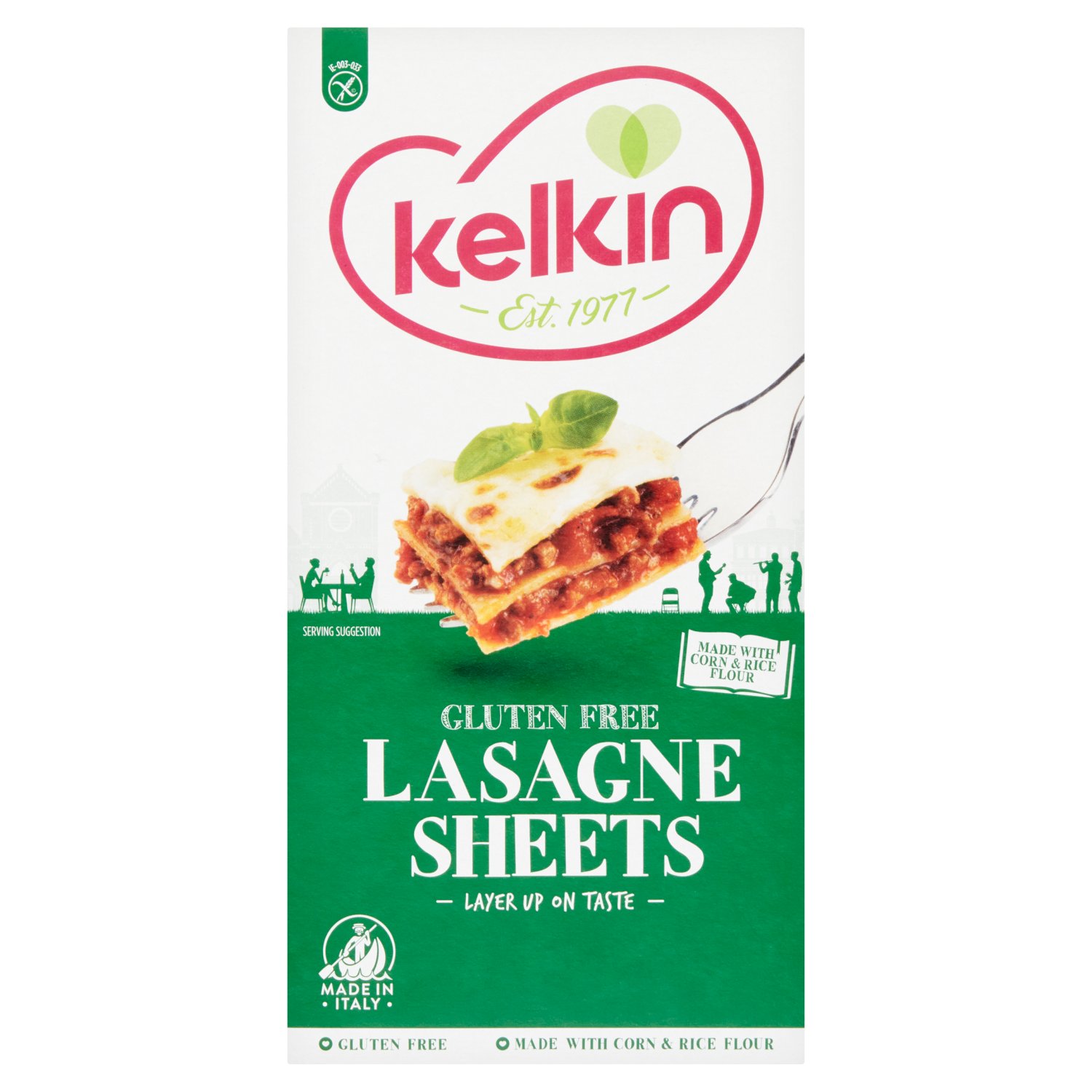 Kelkin Gluten Free Lasagne Pasta Sheets (250 g)