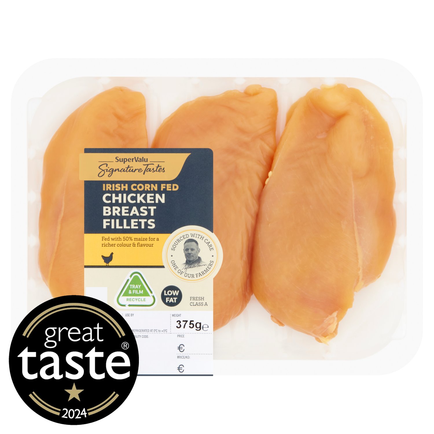 SuperValu Signature Tastes Irish Corn Fed Chicken Breast Fillets (375 g)