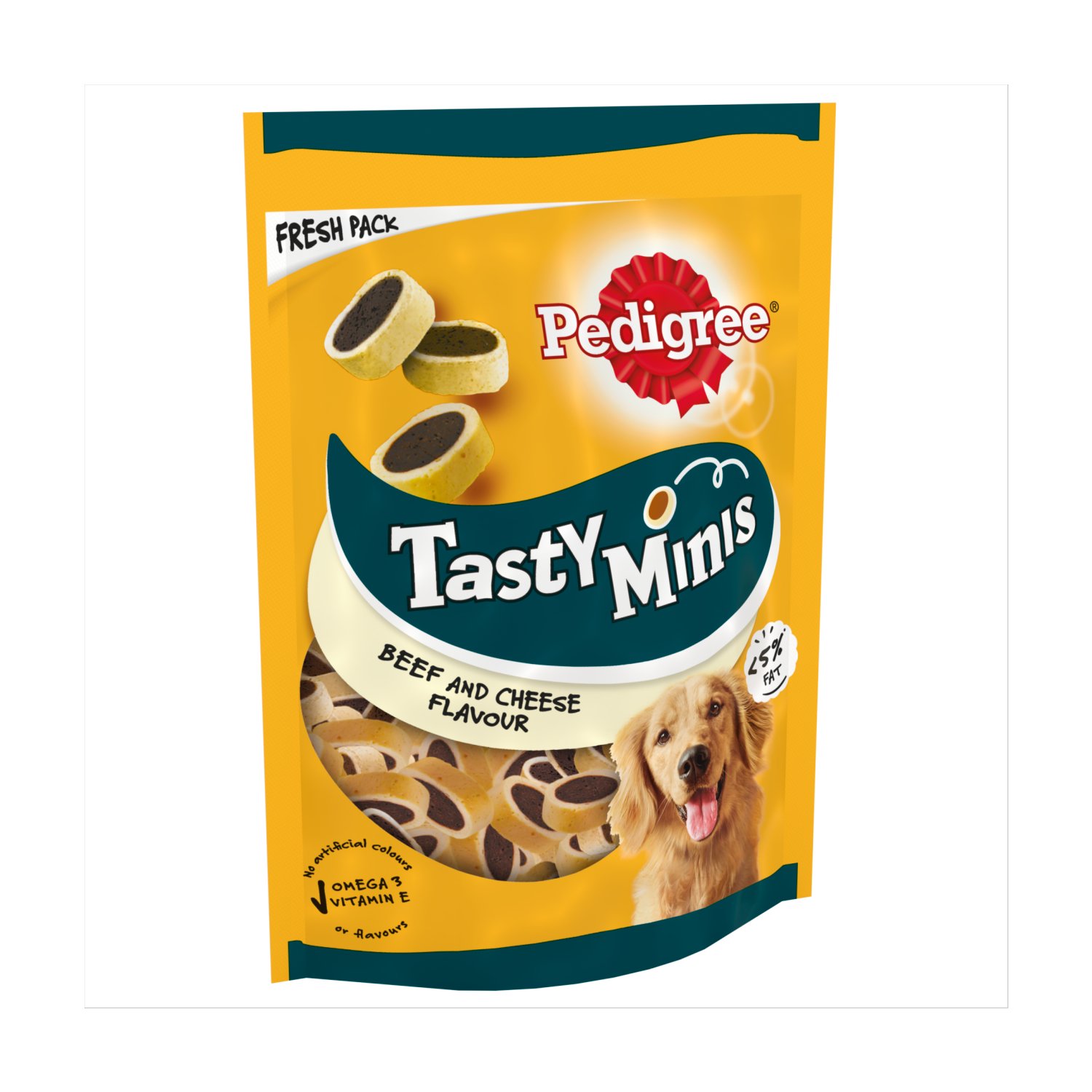 Pedigree Tasty Minis Cheese & Beef Dog Treats (140 g)