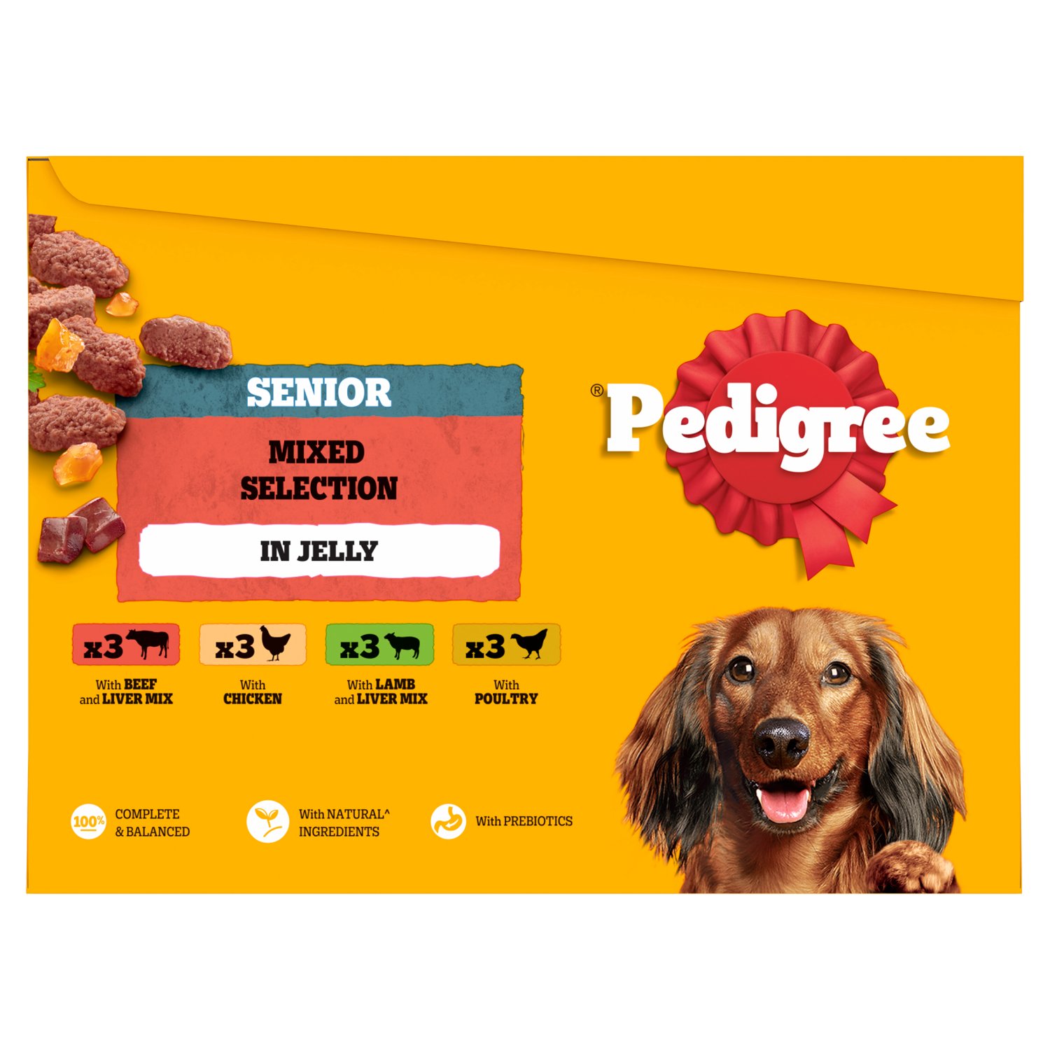 Pedigree Mixed Selection In Gravy Pouch 12 Pack (1.2 kg)