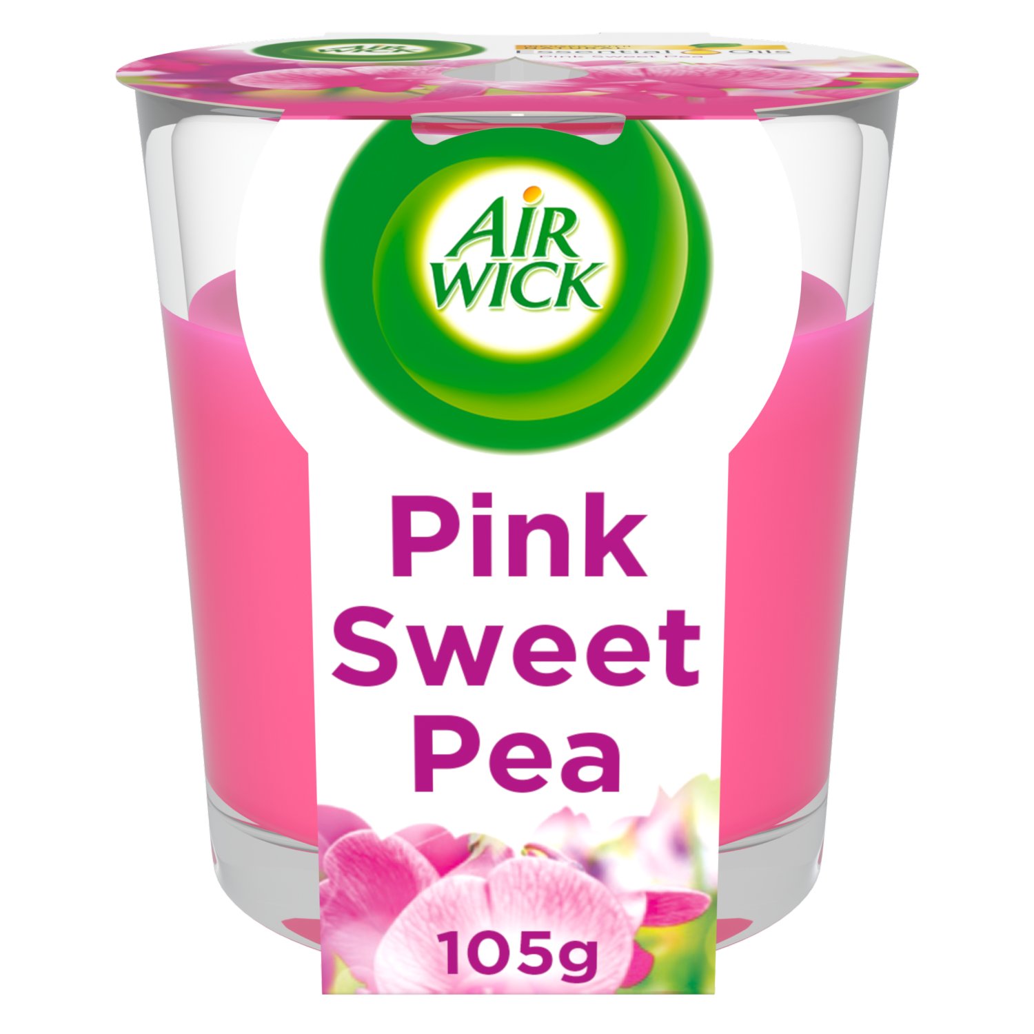 Airwick Pink Sweet Pea Candle  (1 Piece)