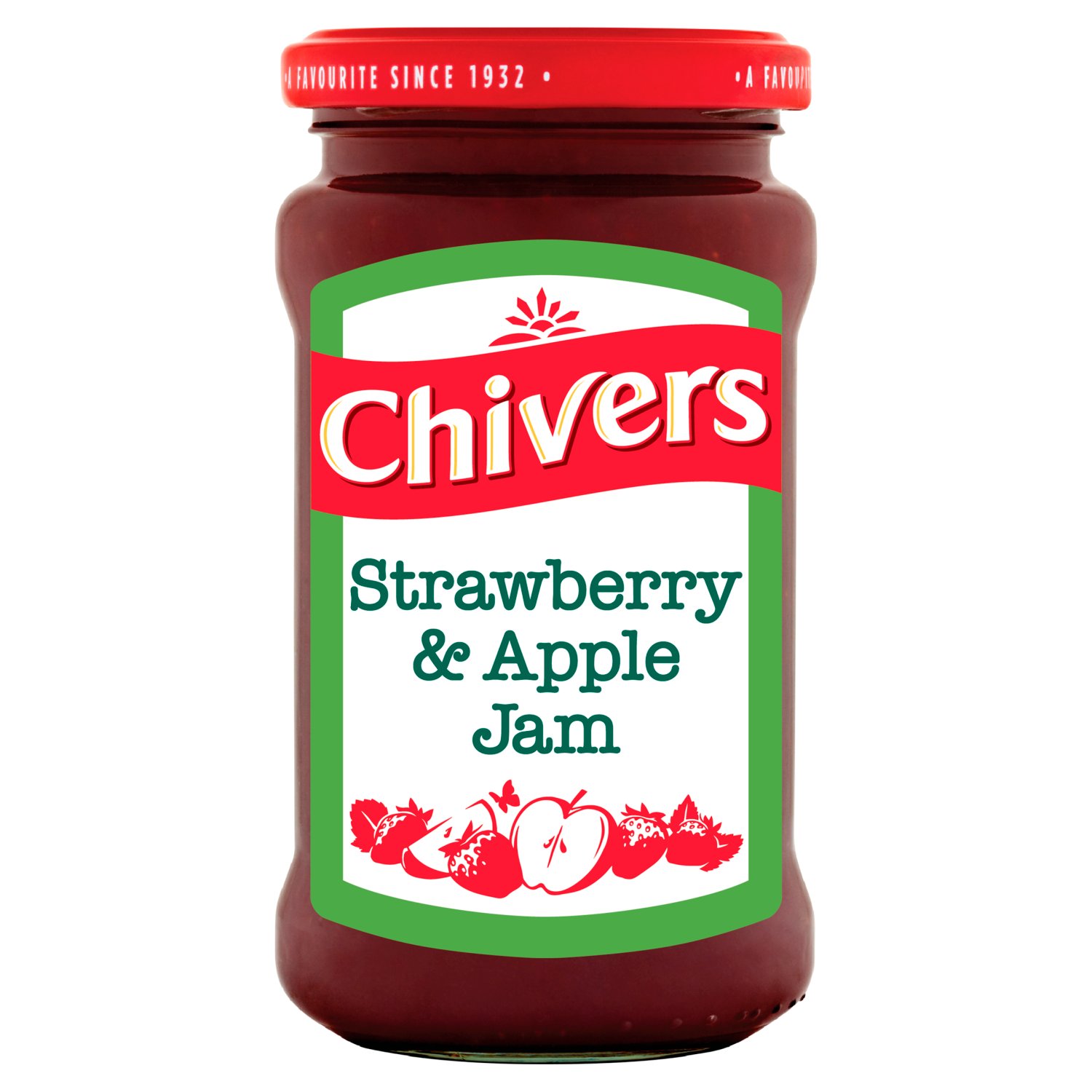 Chivers Strawberry & Apple Jam (370 g)