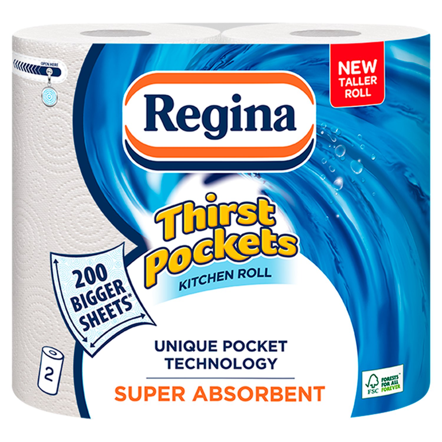 Rehina Thirst Pockets Kitchen Towel (2 Roll)