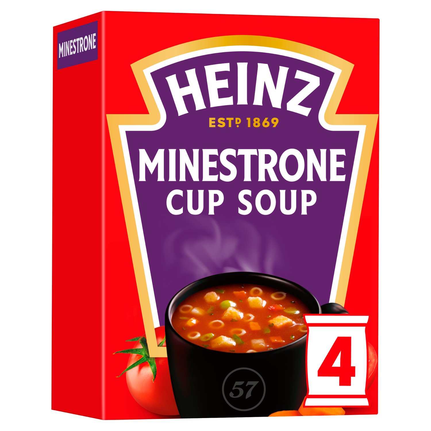 Heinz Minestrone Cup Soup 4 Sachets (72 g)