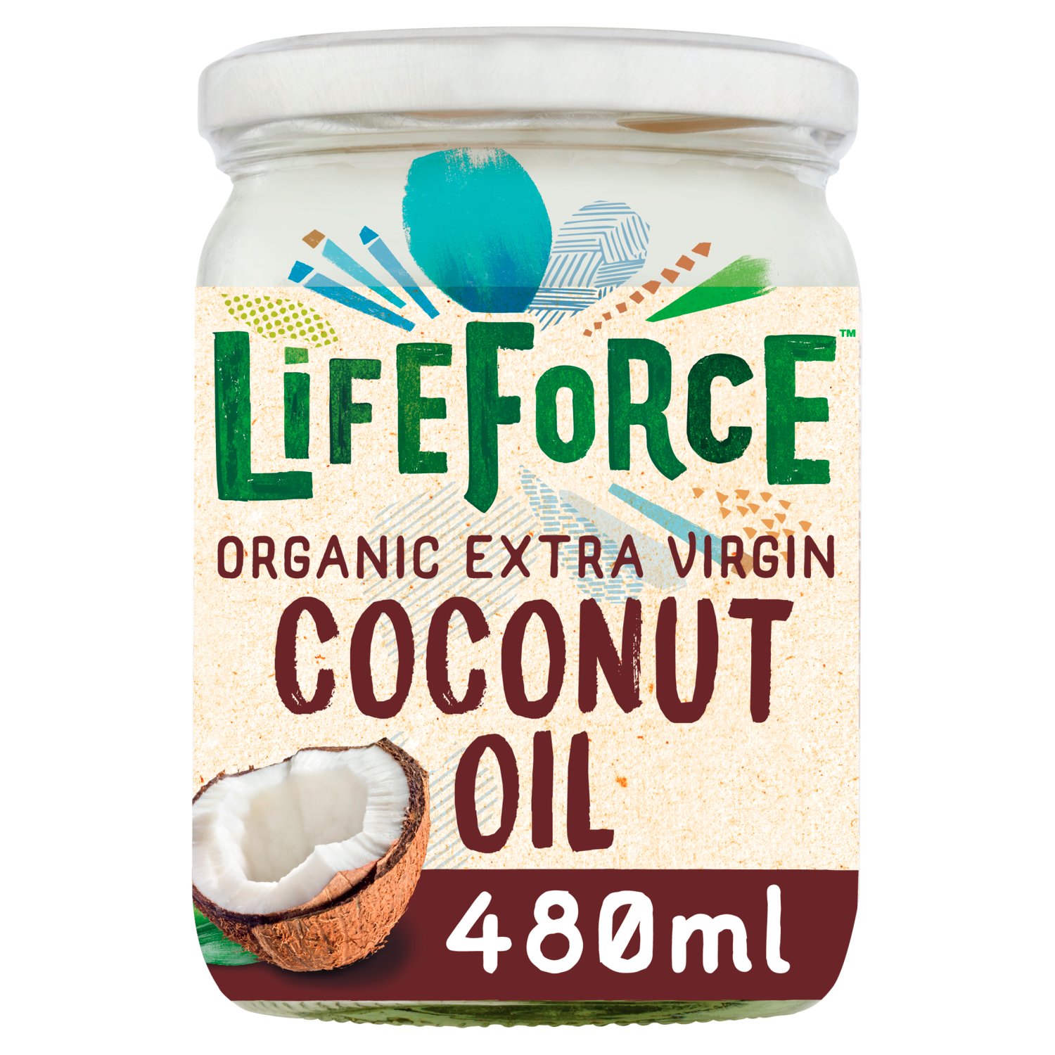 Lifeforce Organic Extra Virgin Coconut Oil (480 ml)