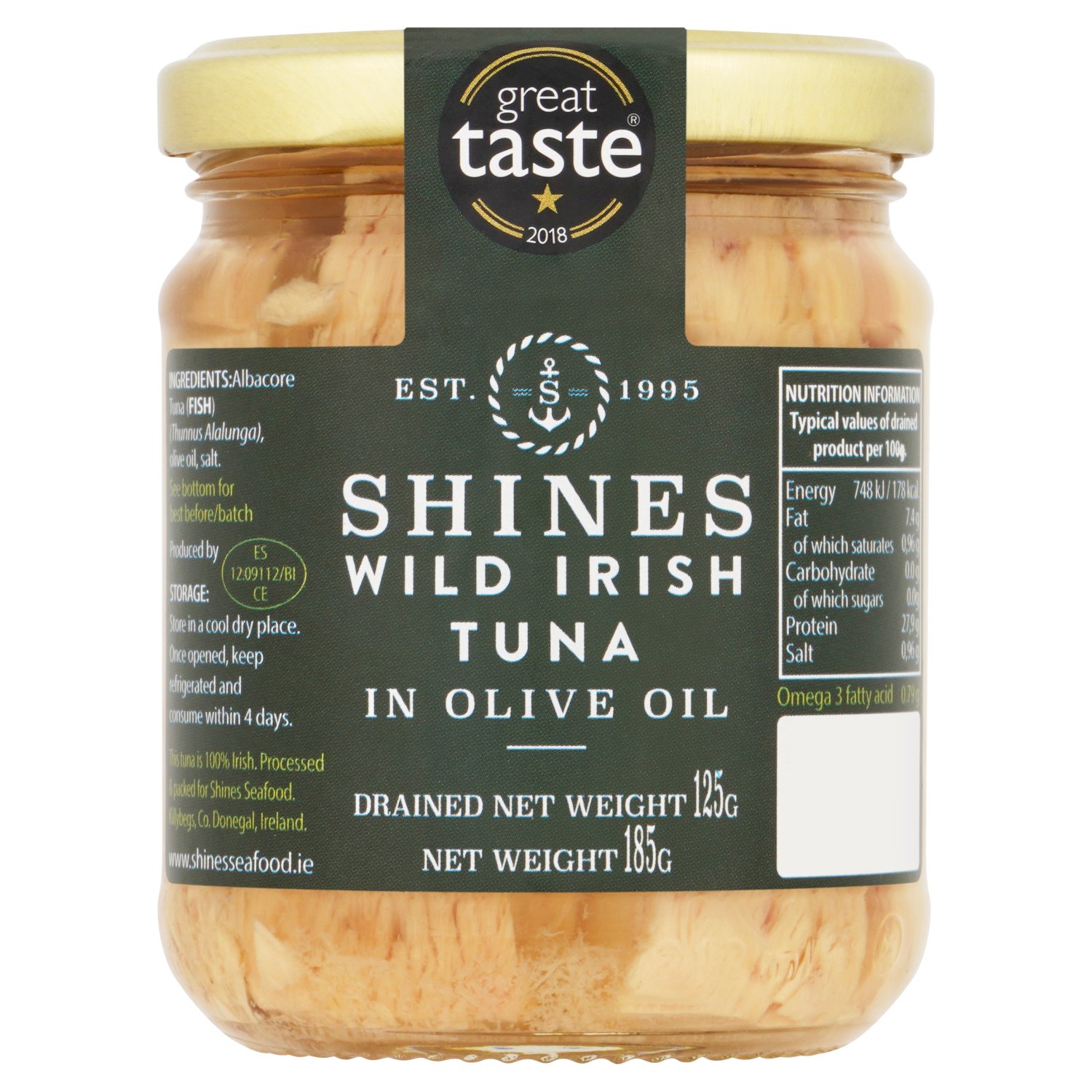 Shines Tuna In Olive Oil (185 g)