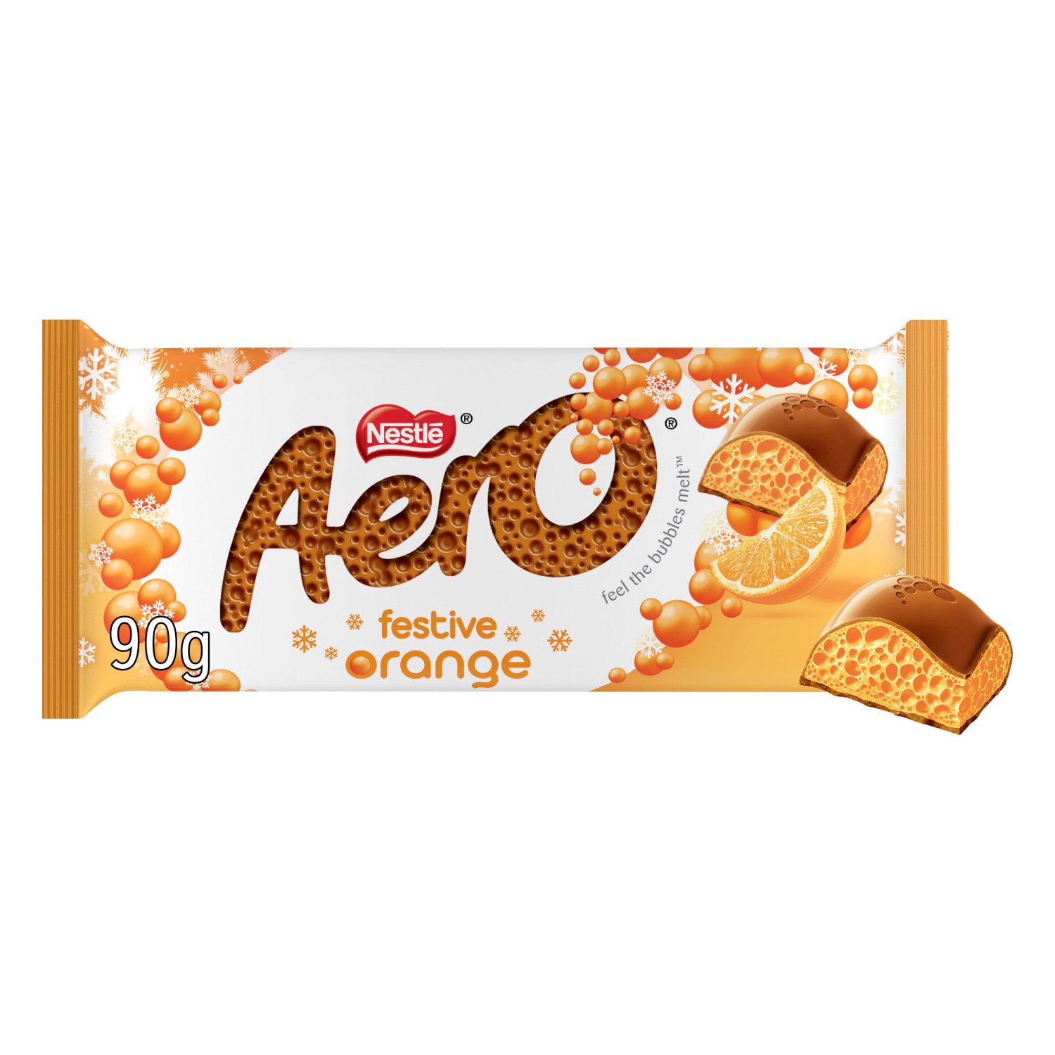 Nestle Aero Block Orange Festive (90 g)