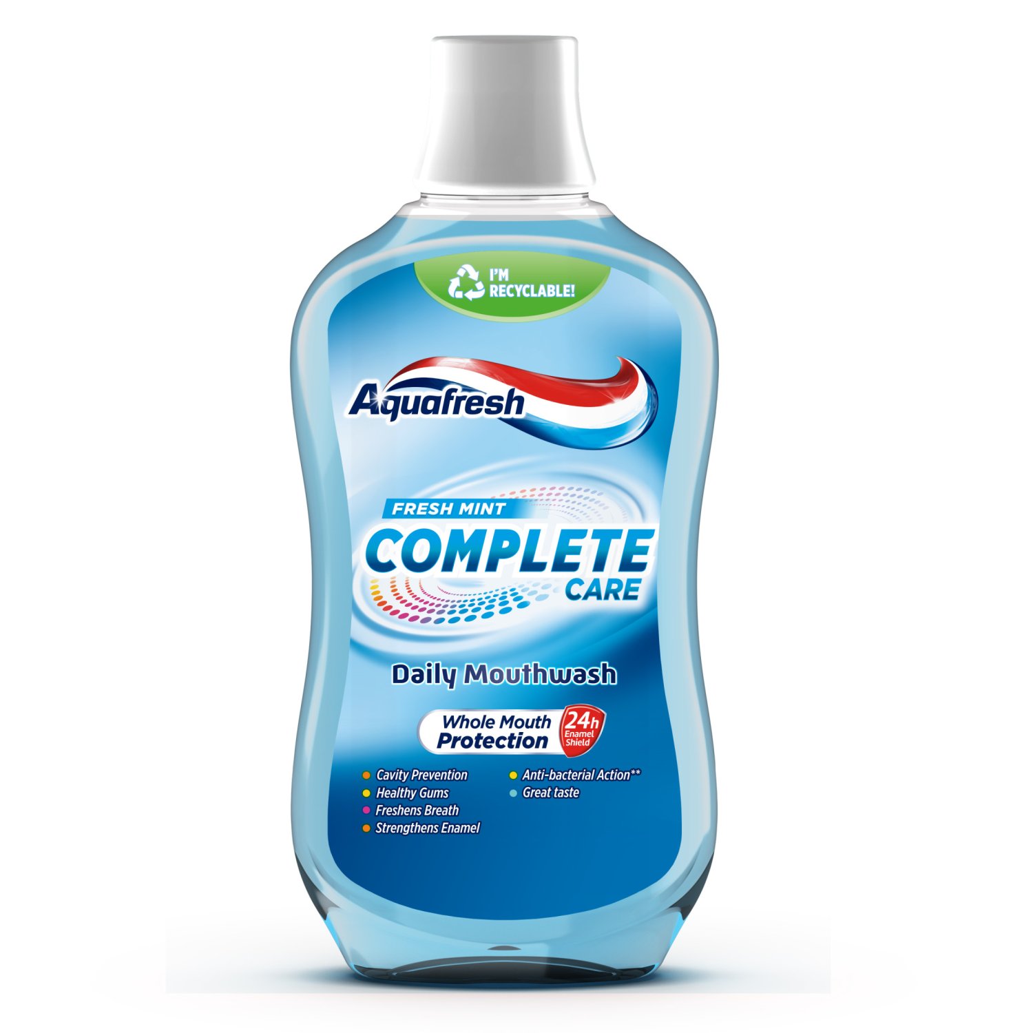 Aquafresh Fresh Mint Mouthwash (500 ml)