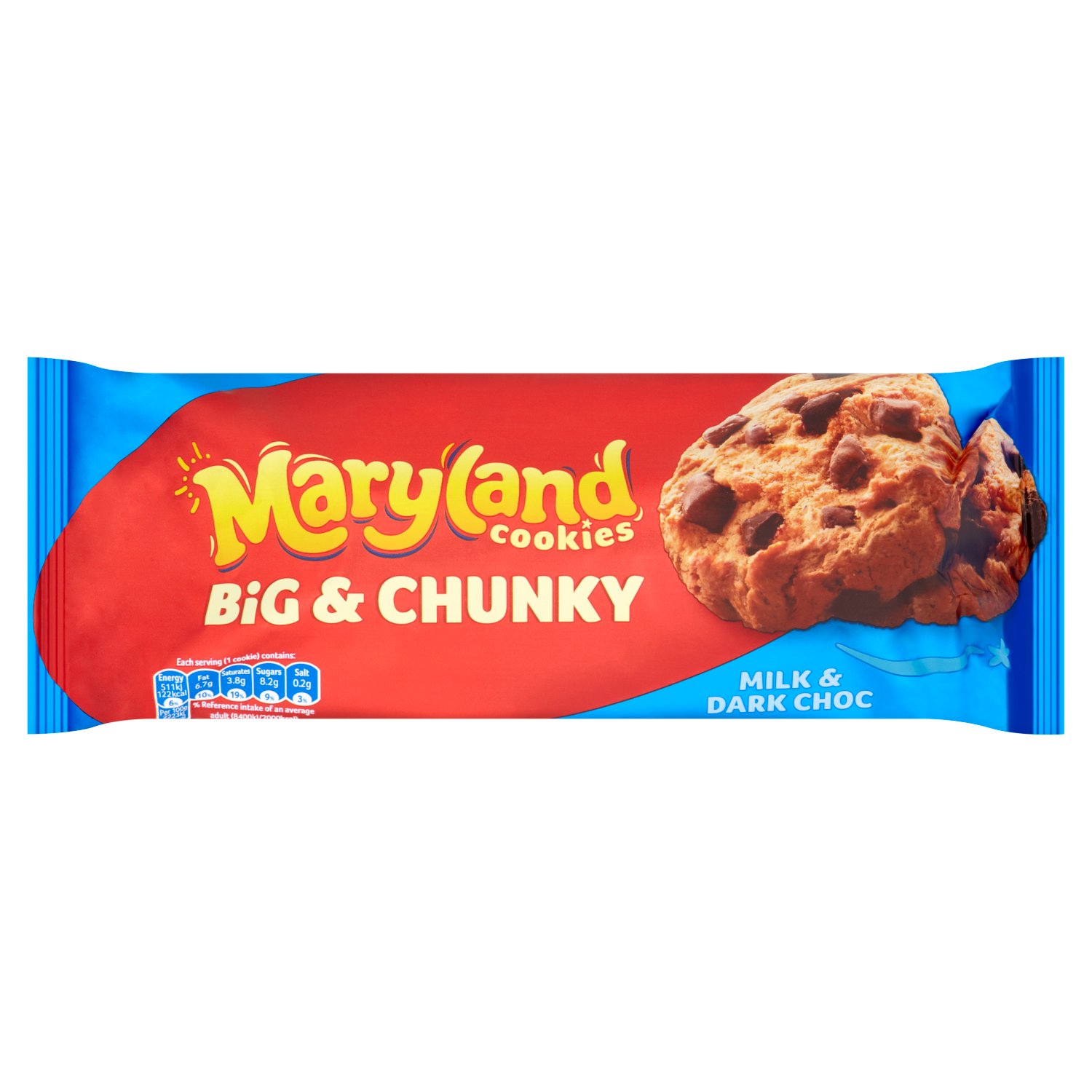 Maryland Big & Chunky Milk & Dark Chocolate Cookies (180 g)