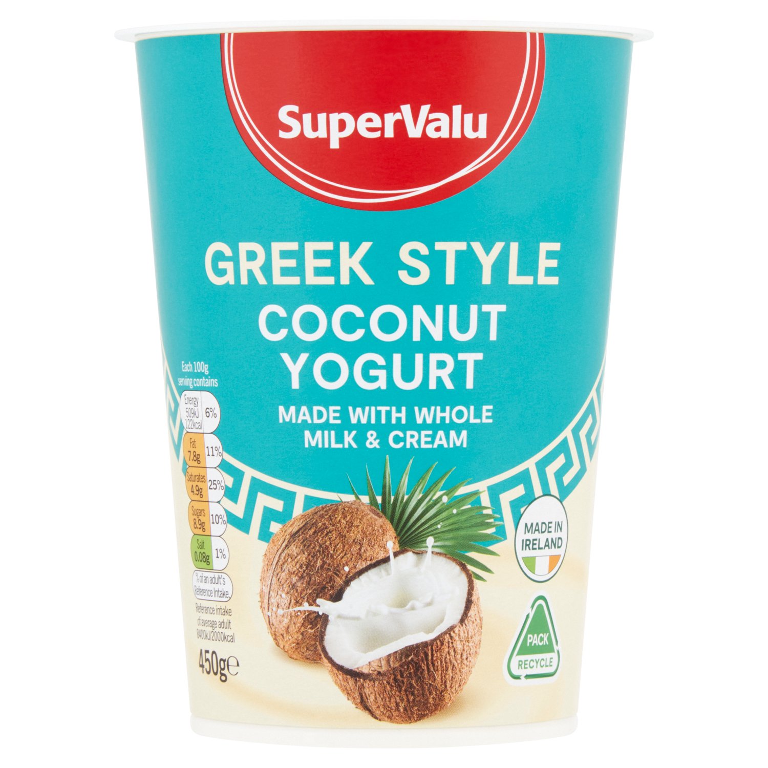 SuperValu Greek Style Coconut Yogurt (450 g)