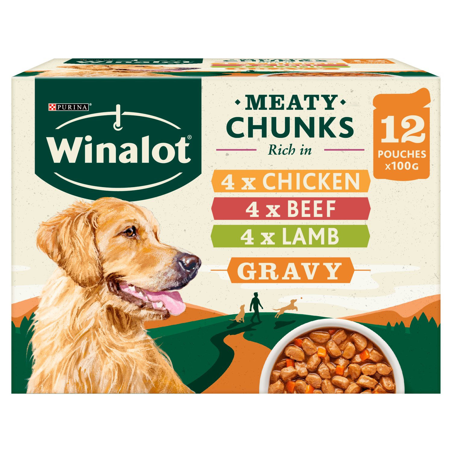 Winalot Wet Dog Food Mixed 12 Pack (100 kg)