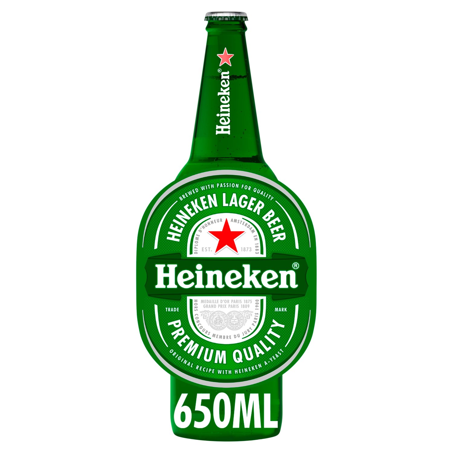 Heineken Lager Bottle (650 ml)