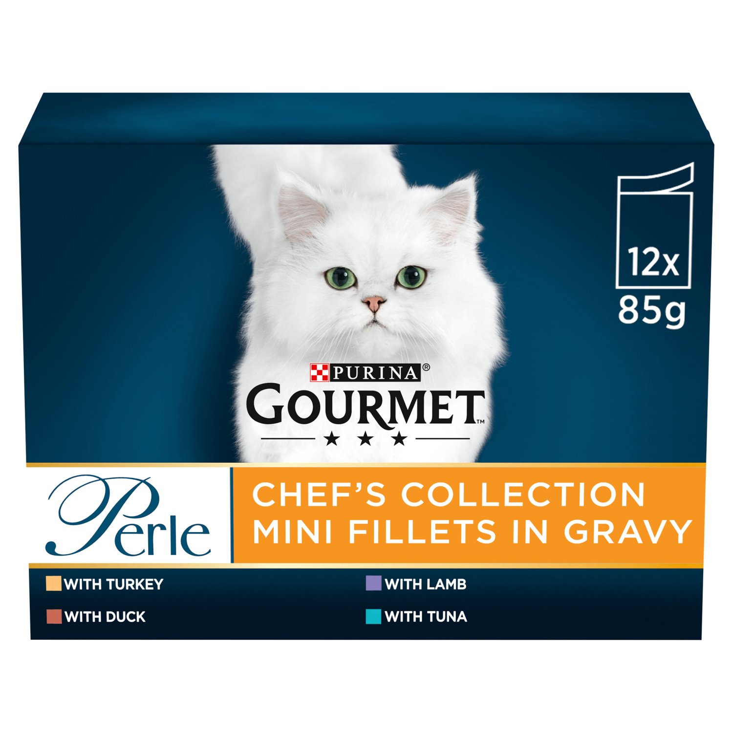 Gourmet Perle Chef's Collection Cat Food 12 Pack (1.02 kg)