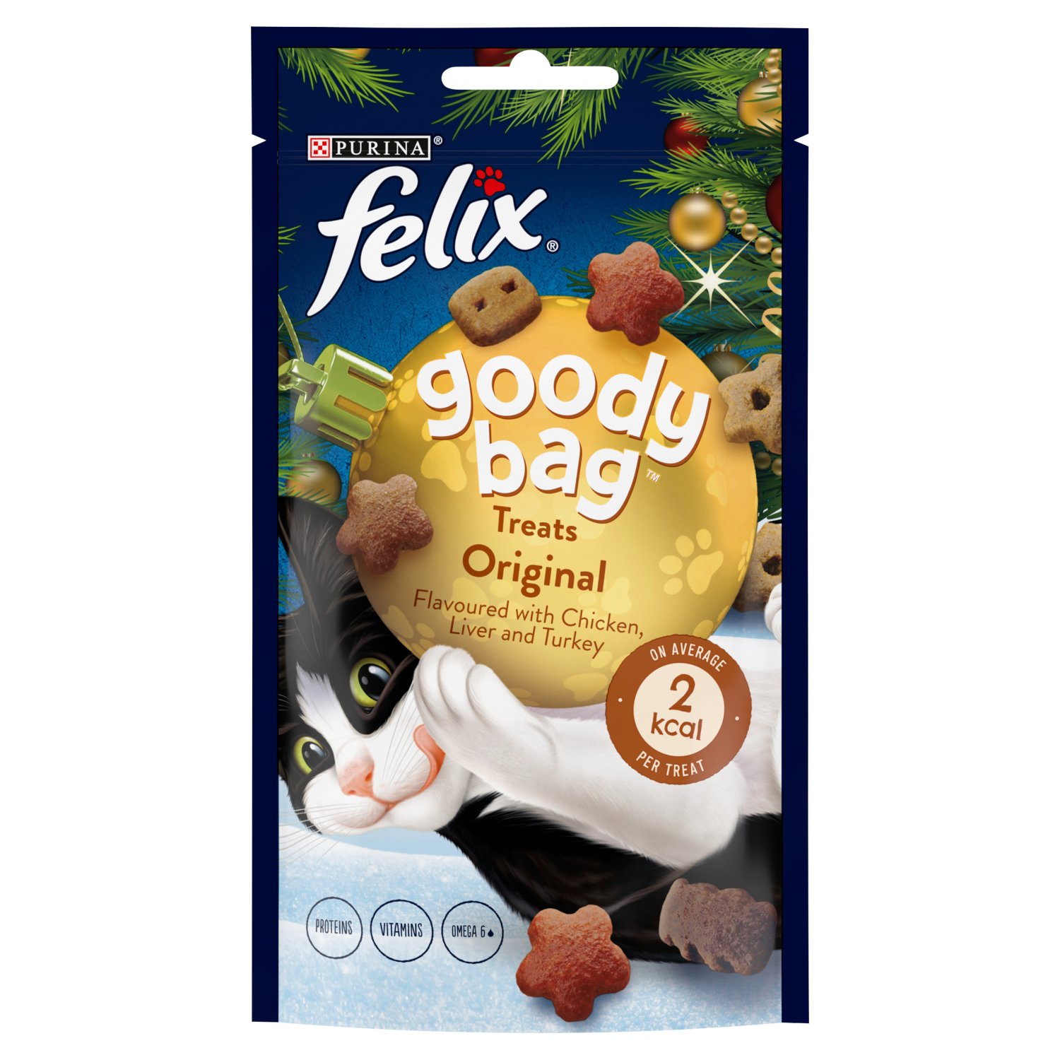 Felix Goody Bag Original with Chicken Cat Treats (60 g)