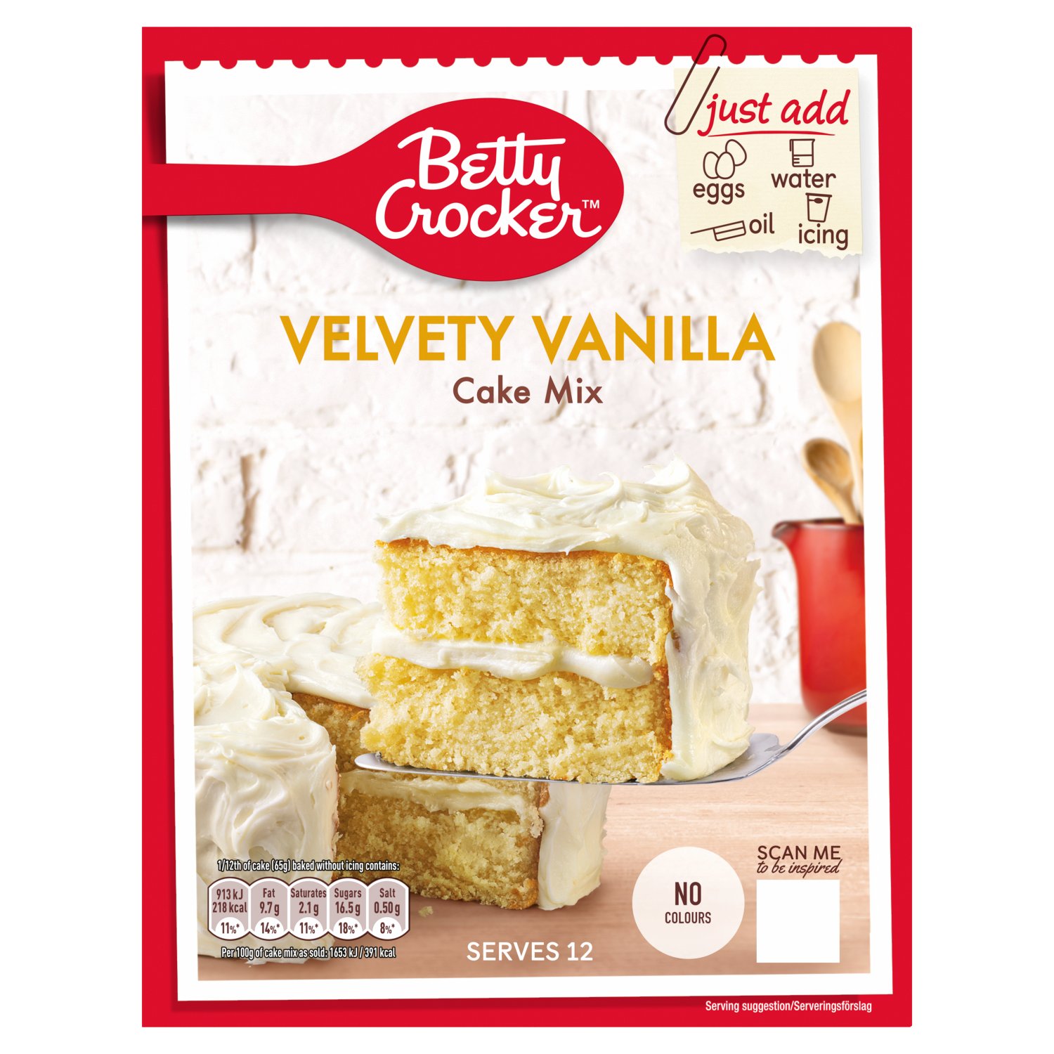 Betty Crocker Vanilla Cake Mix (425 g)